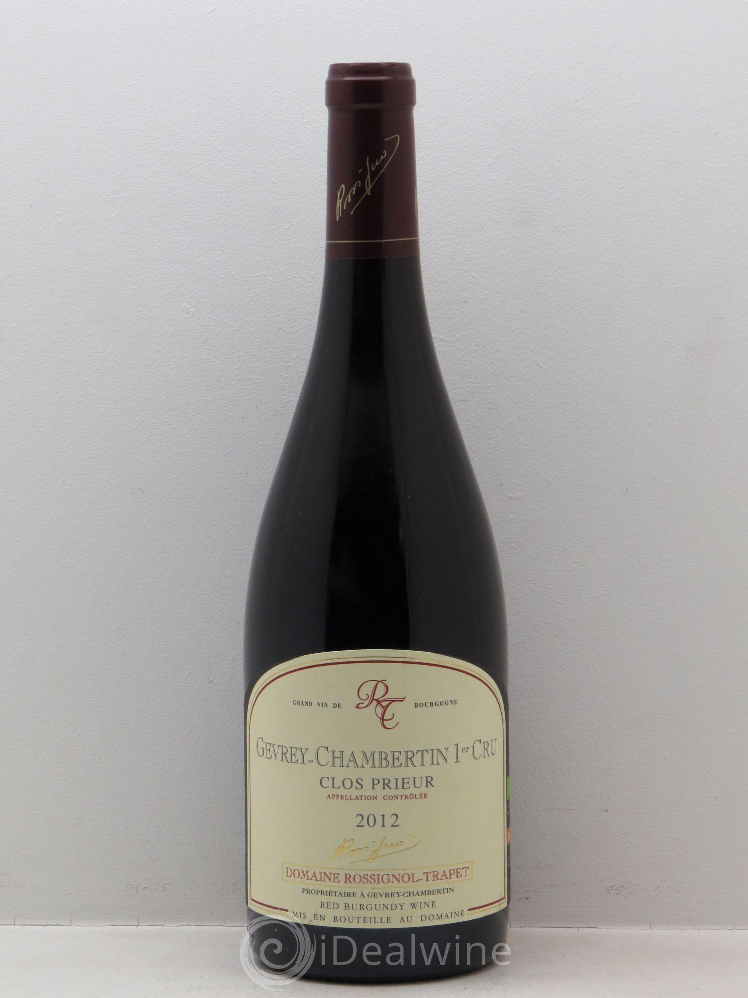 Gevrey-Chambertin 1er Cru Clos Prieur Rossignol-Trapet (Domaine) 2012 - Lot de 1 bouteille - 0