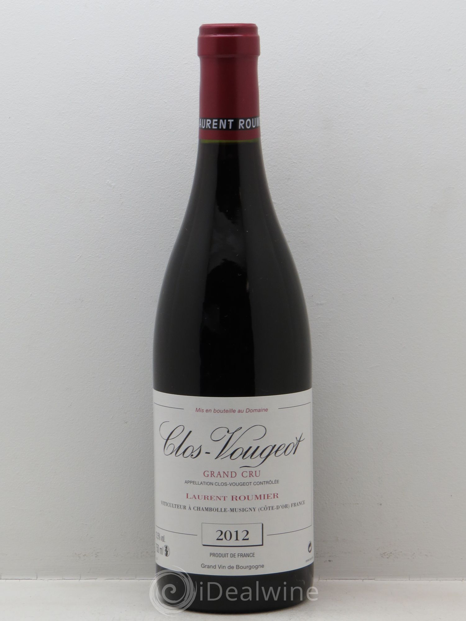 Clos de Vougeot Grand Cru Laurent Roumier 2012 - Lot de 1 bouteille - 0