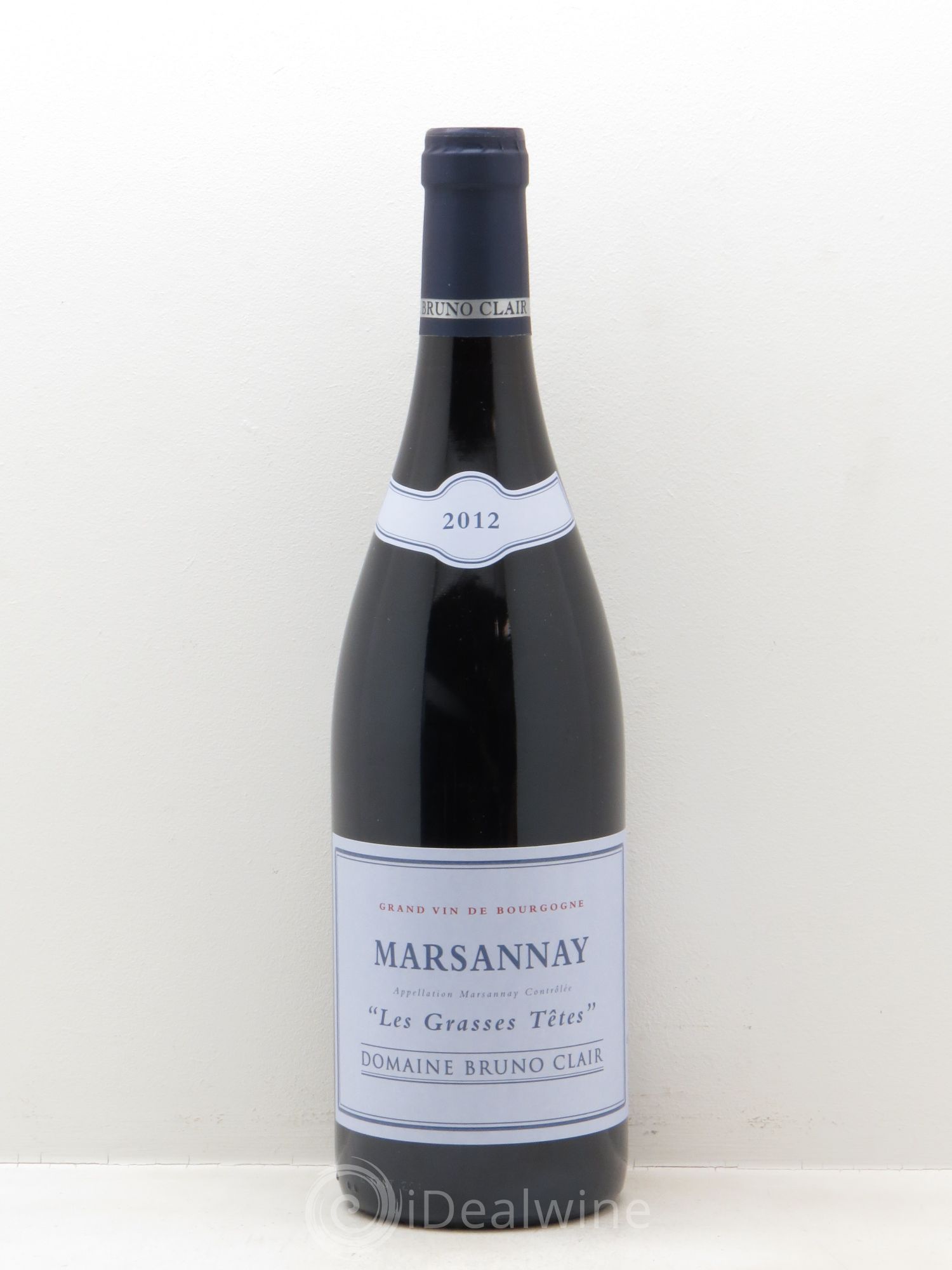 Marsannay Les Grasses Tetes Bruno Clair (Domaine) 2012 - Lot de 1 bouteille - 0