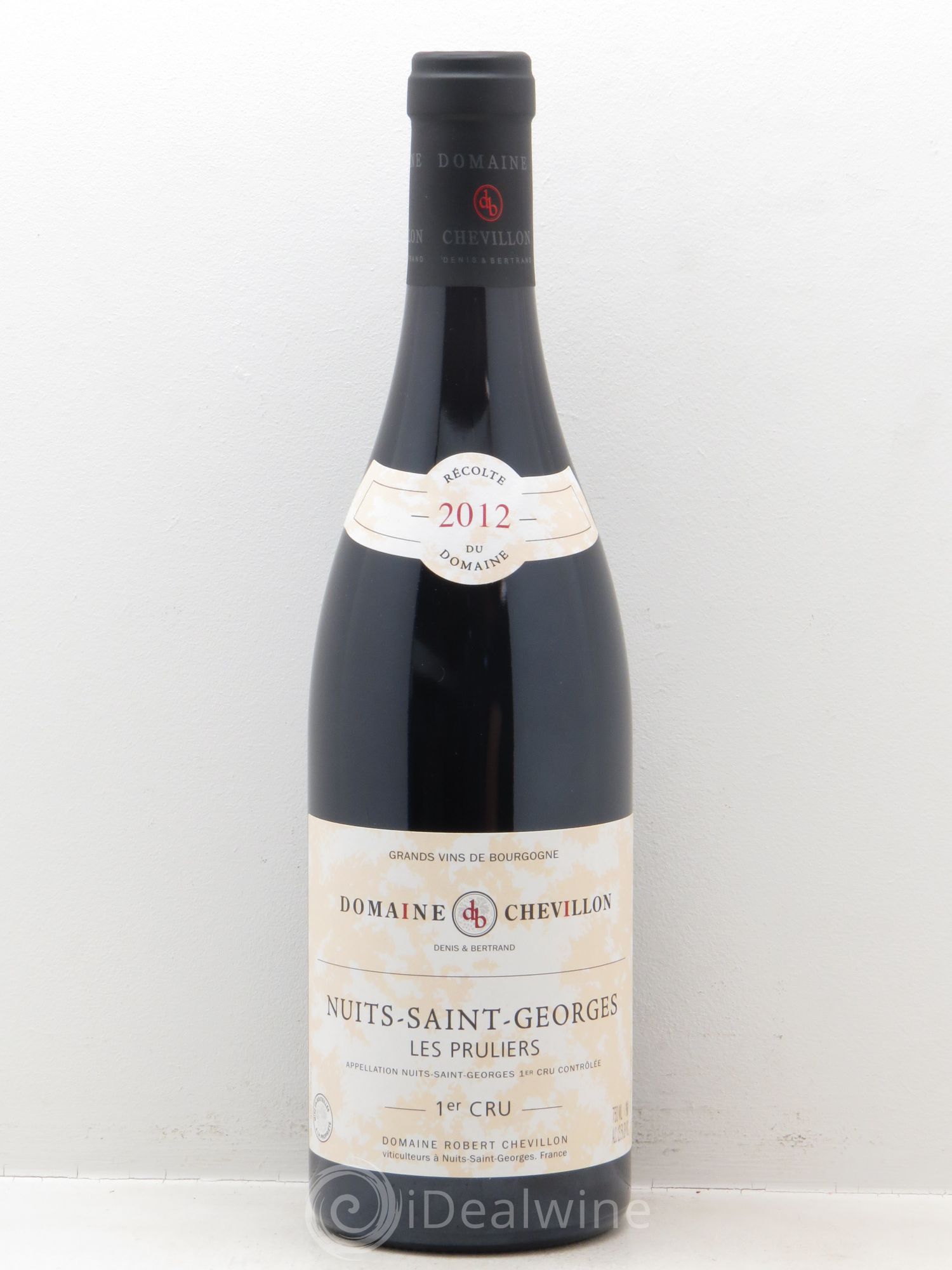 Nuits-Saint-Georges 1er Cru Les Pruliers Robert Chevillon 2012 - Lot de 1 bouteille - 0