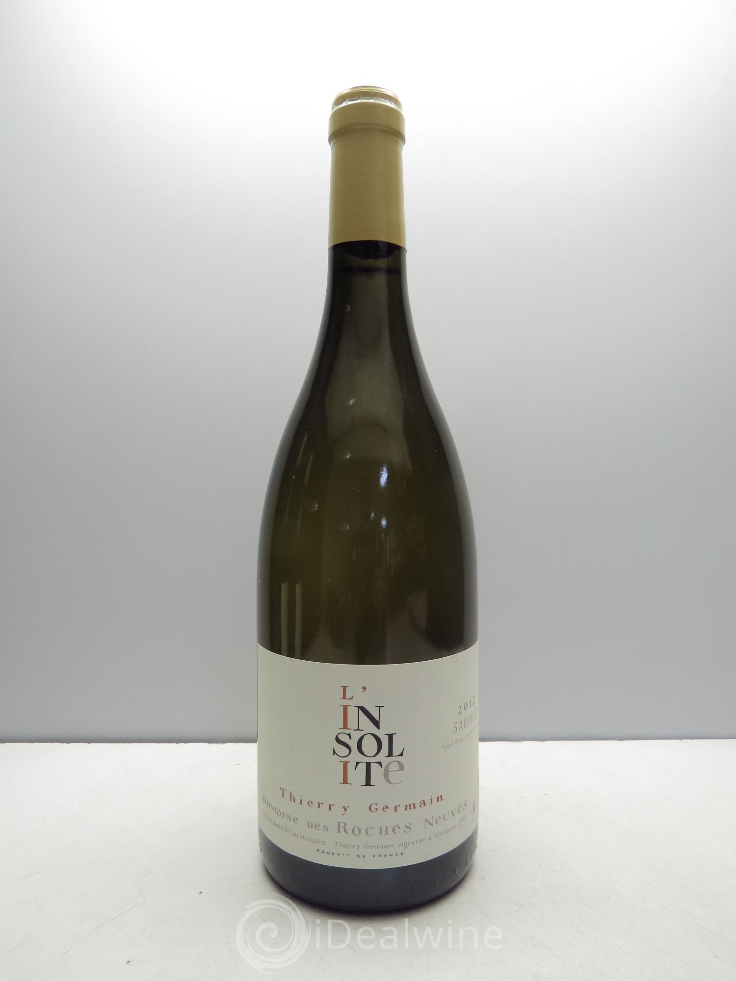 Saumur Insolite Domaine des Roches Neuves - Thierry Germain 2012 - Lot de 1 bouteille - 0
