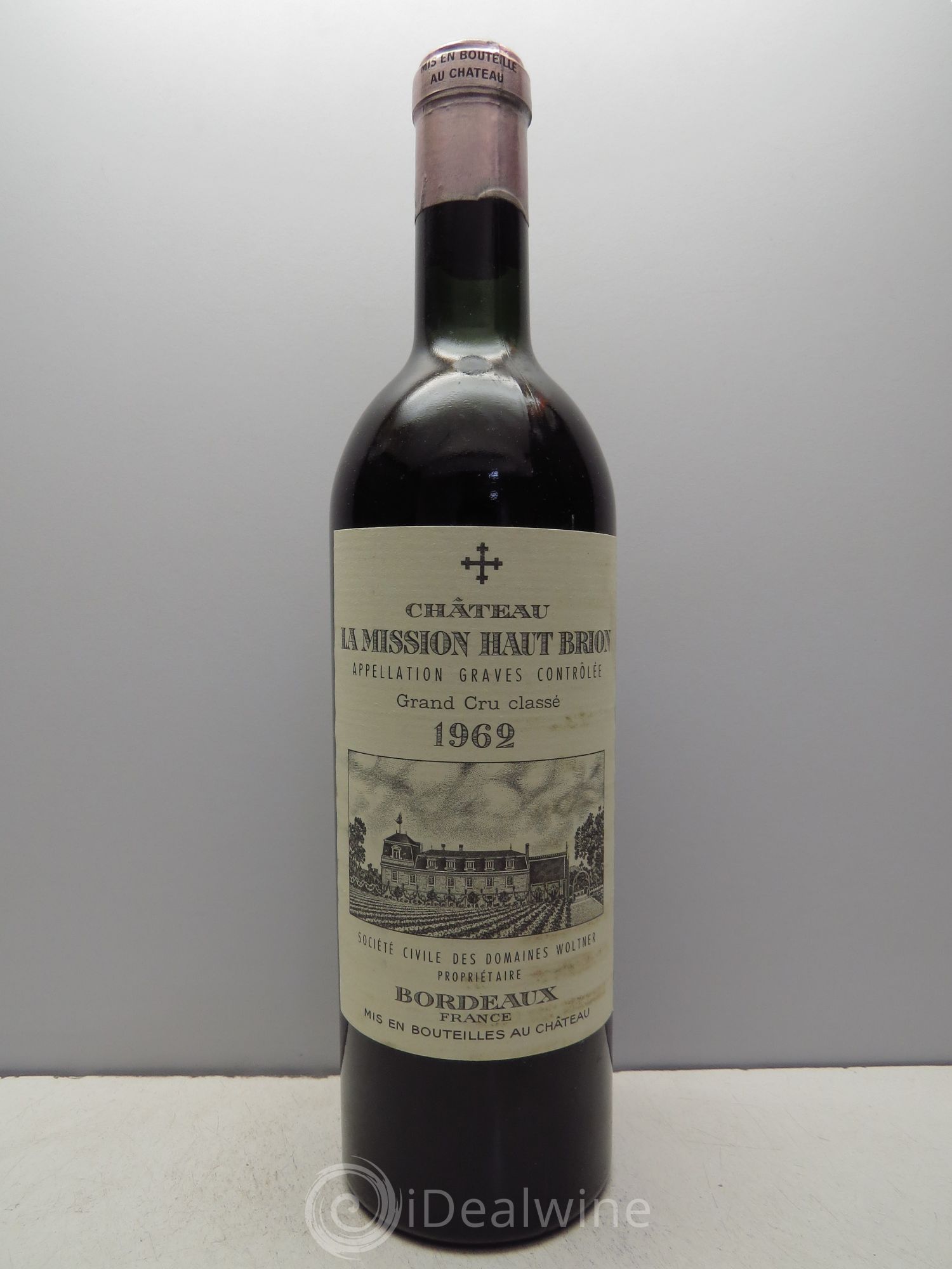 Château la Mission Haut-Brion Cru Classé de Graves 1962 - Lot de 1 bouteille - 0