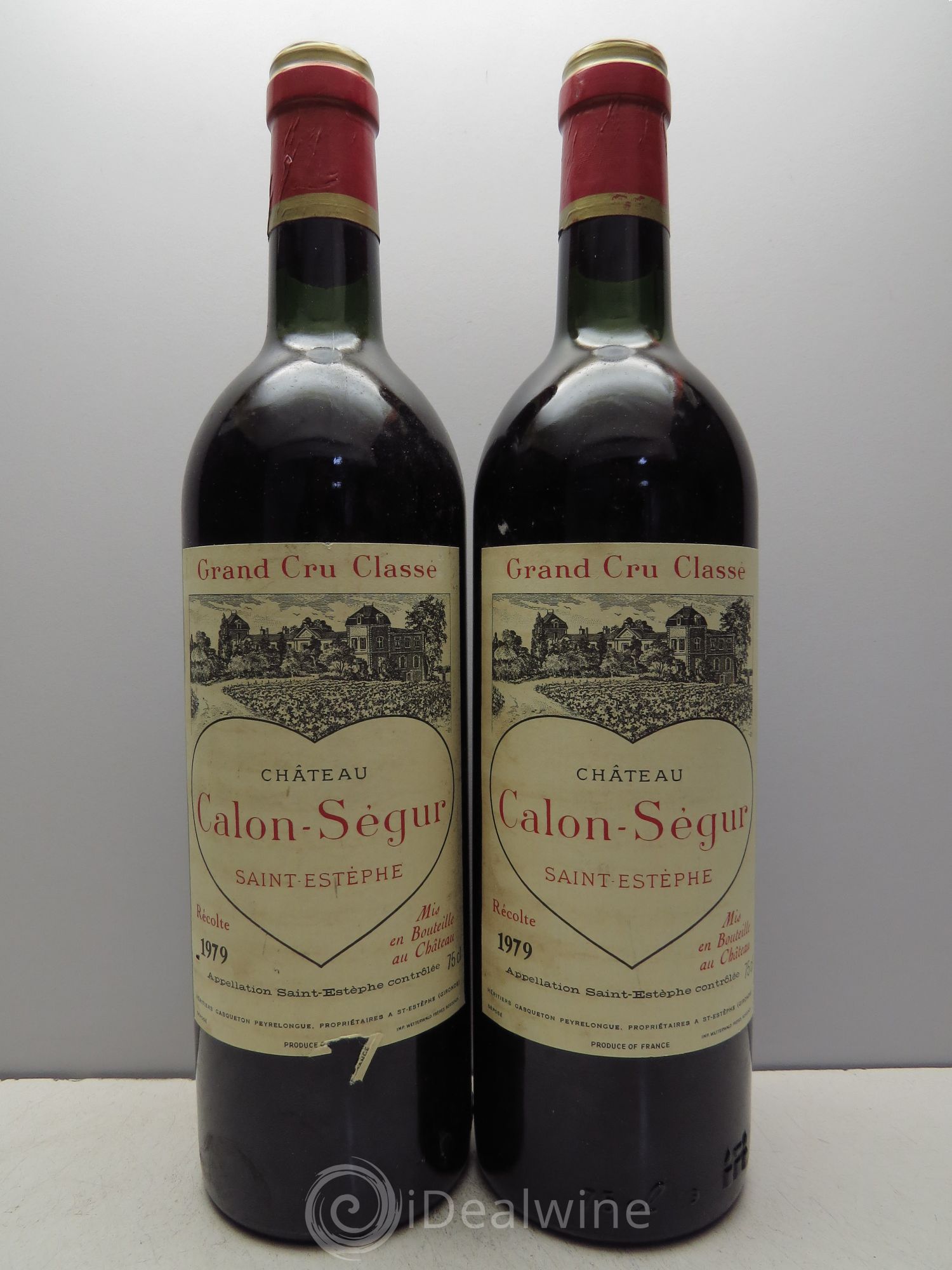 Château Calon Ségur 3ème Grand Cru Classé 1979 - Lot de 2 bouteilles - 0
