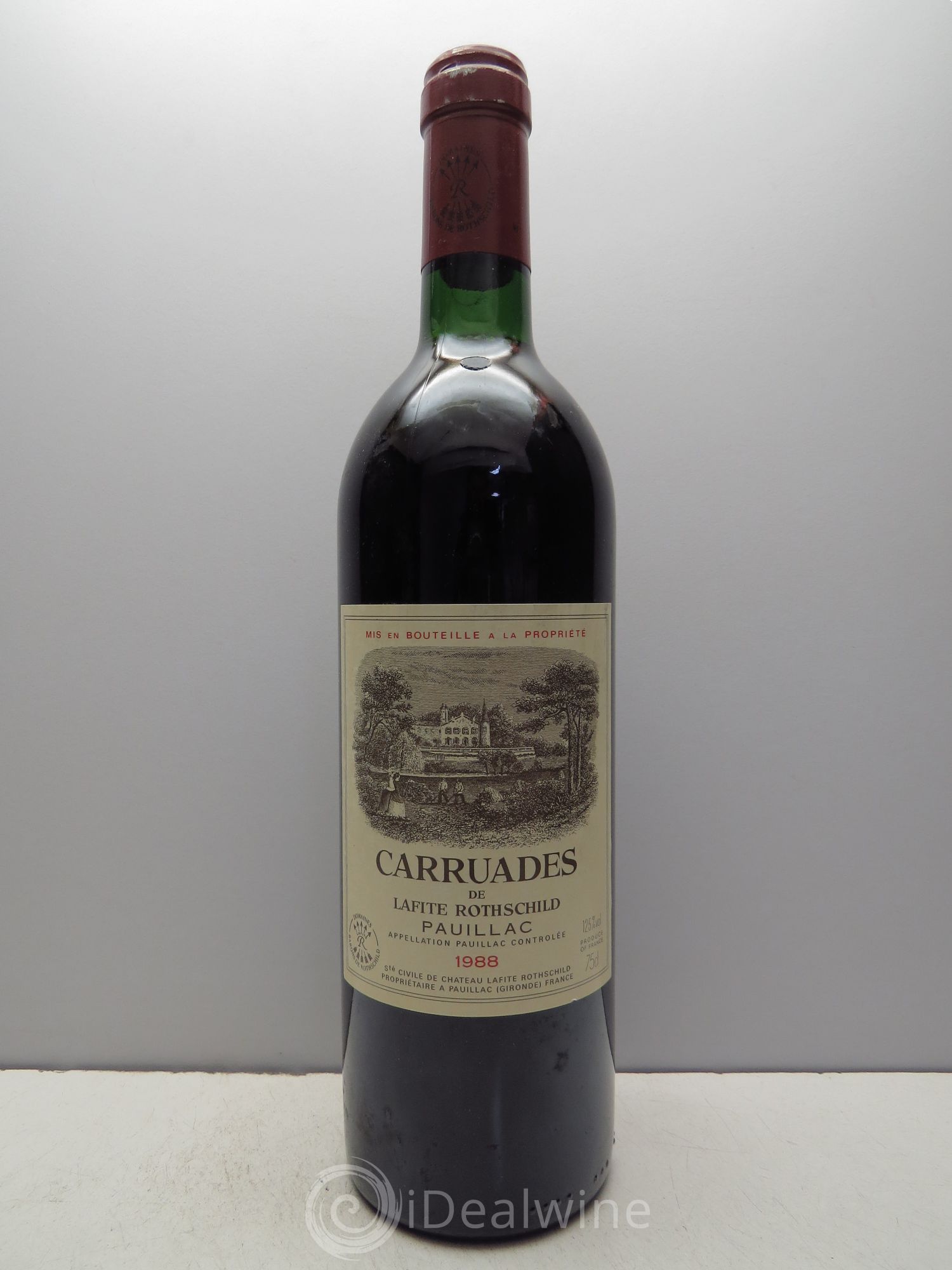 Carruades de Lafite Rothschild Second Vin 1988 - Lot de 1 bouteille - 0