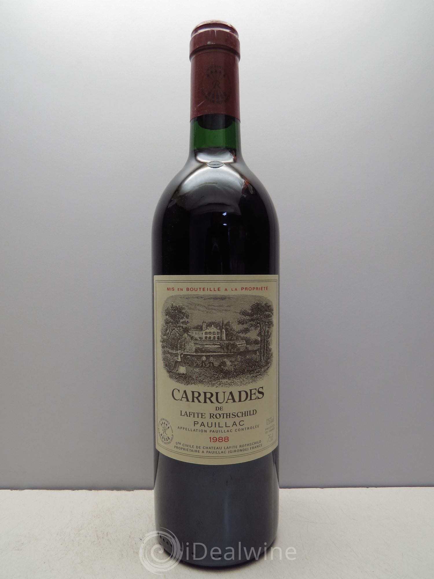 Carruades de Lafite Rothschild Second Vin 1988 - Lot de 1 bouteille - 0