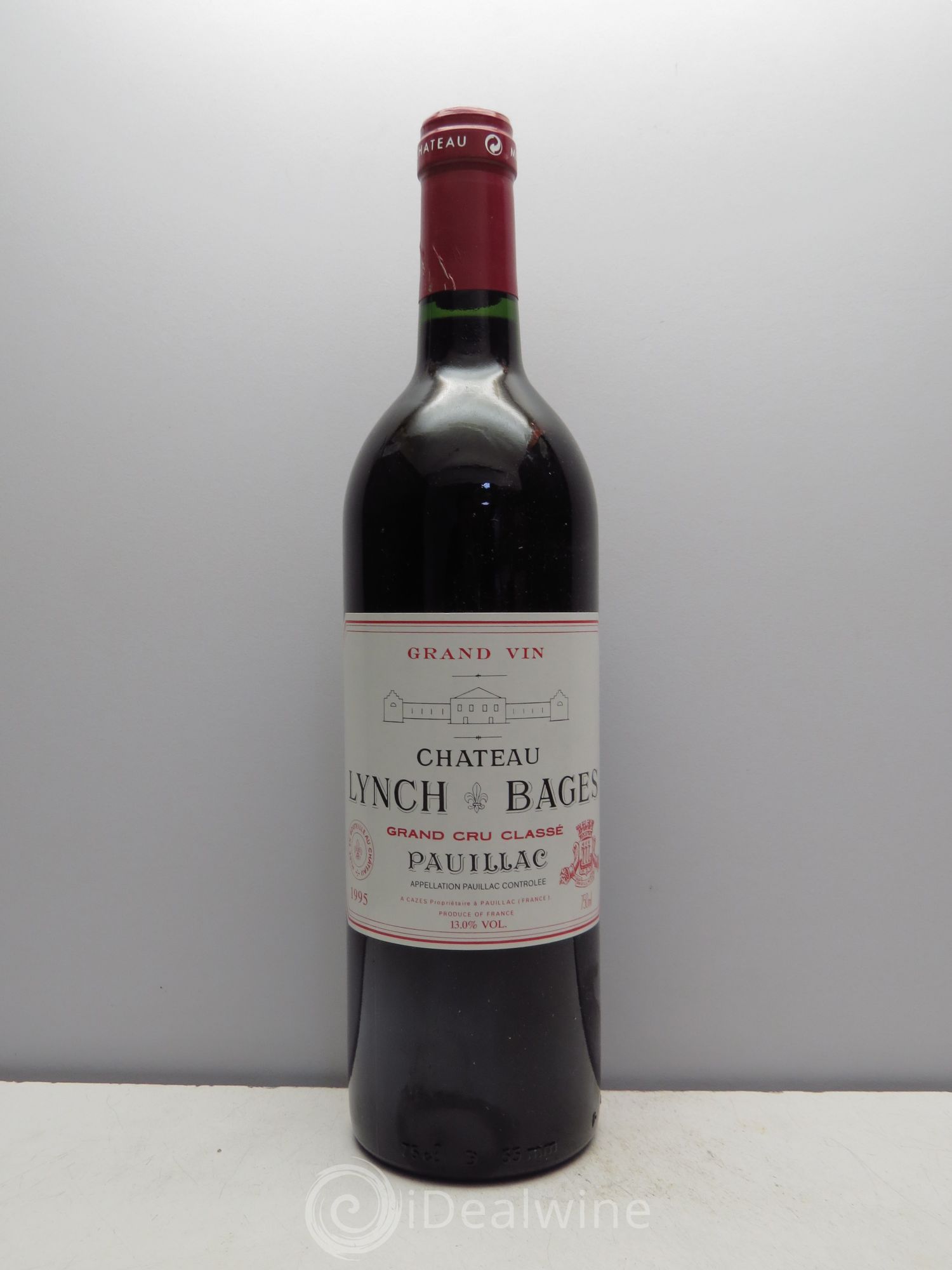 Château Lynch Bages 5ème Grand Cru Classé 1995 - Lot de 1 bouteille - 0