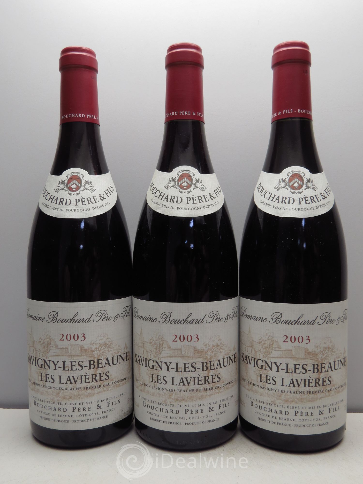 Savigny-lès-Beaune 1er Cru 2003 - Lot de 3 bouteilles - 0