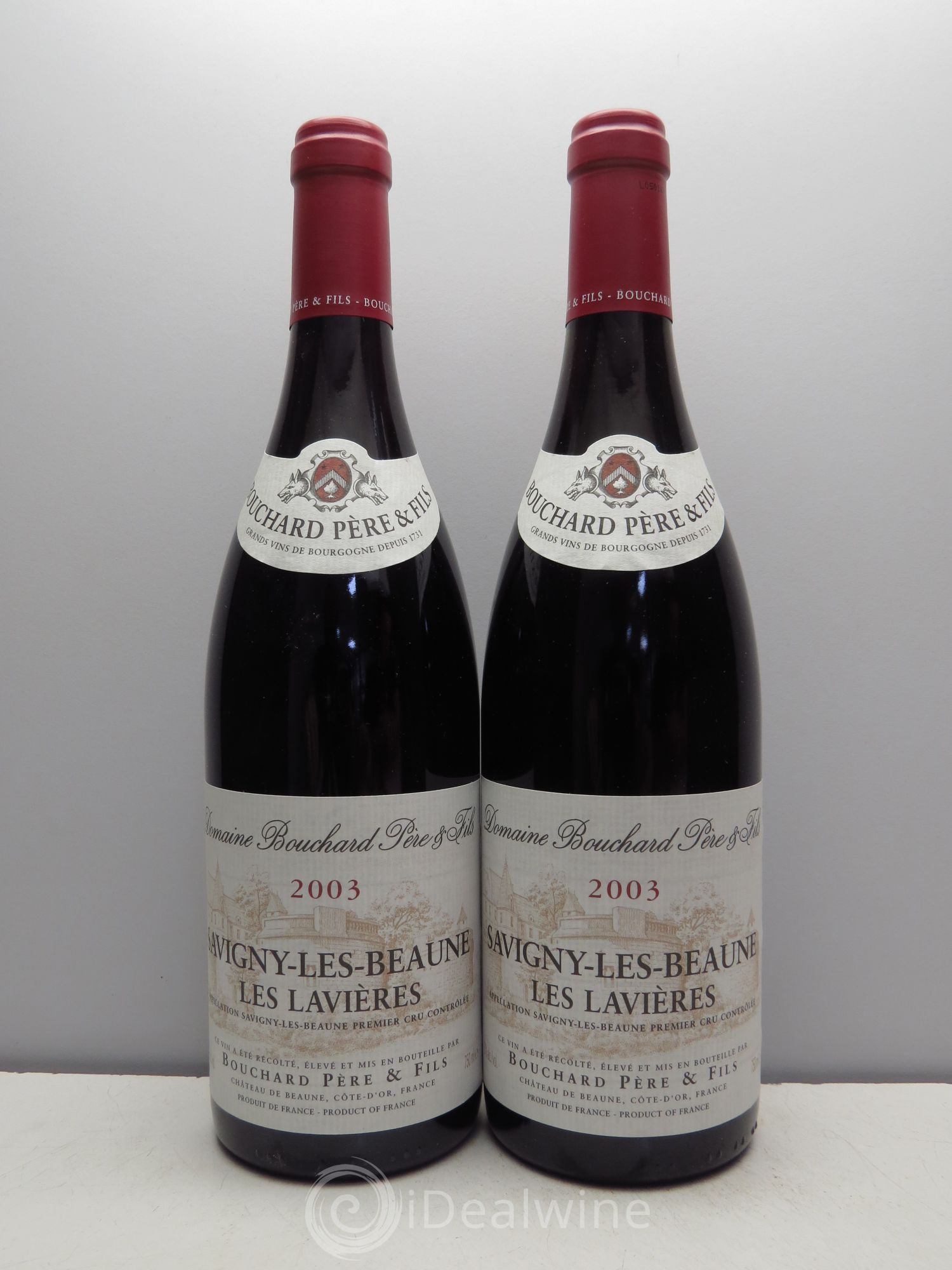 Savigny-lès-Beaune 1er Cru 2003 - Lot de 2 bouteilles - 0