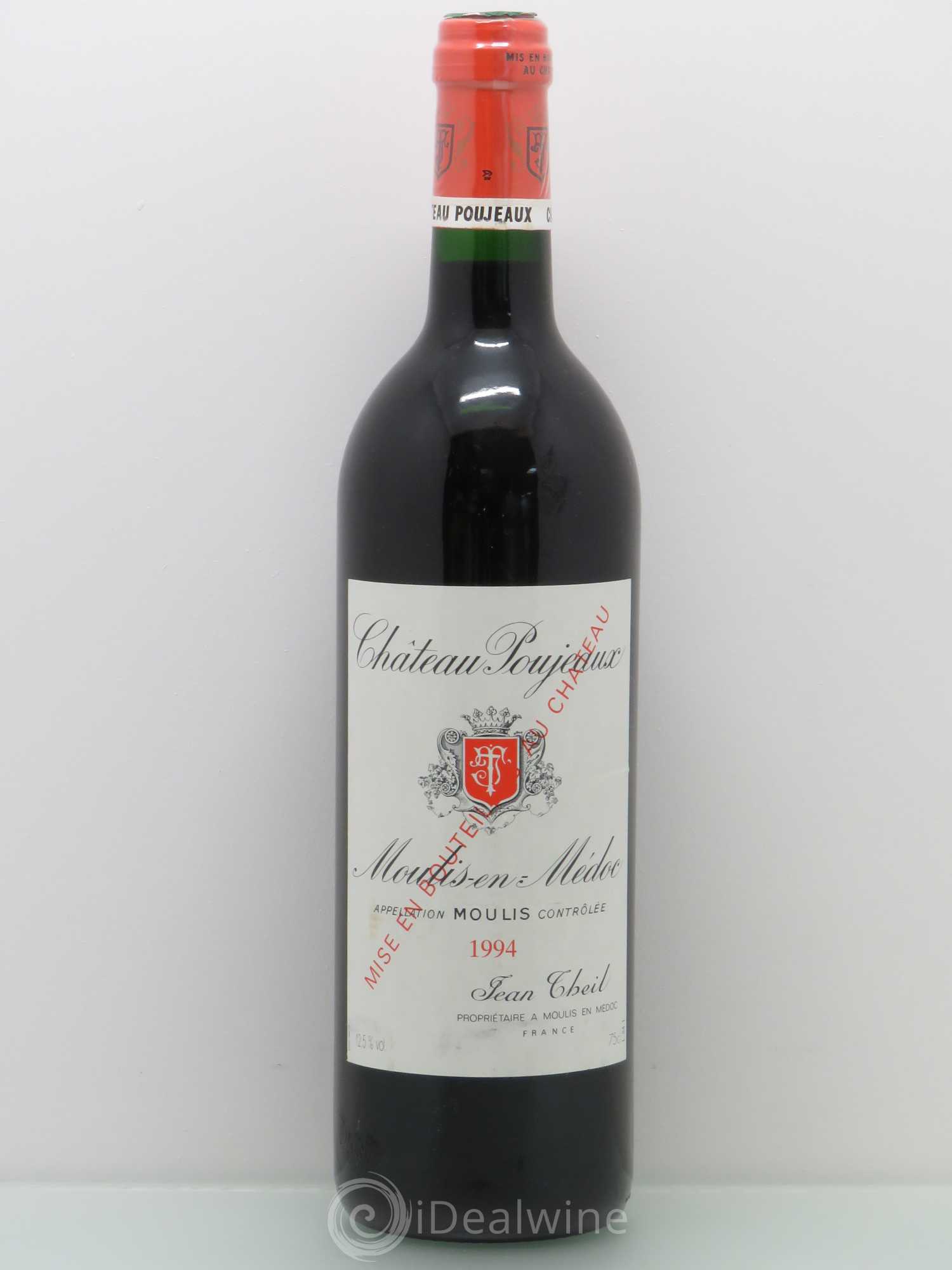 Château Poujeaux 1994 - Lot de 1 bouteille - 0
