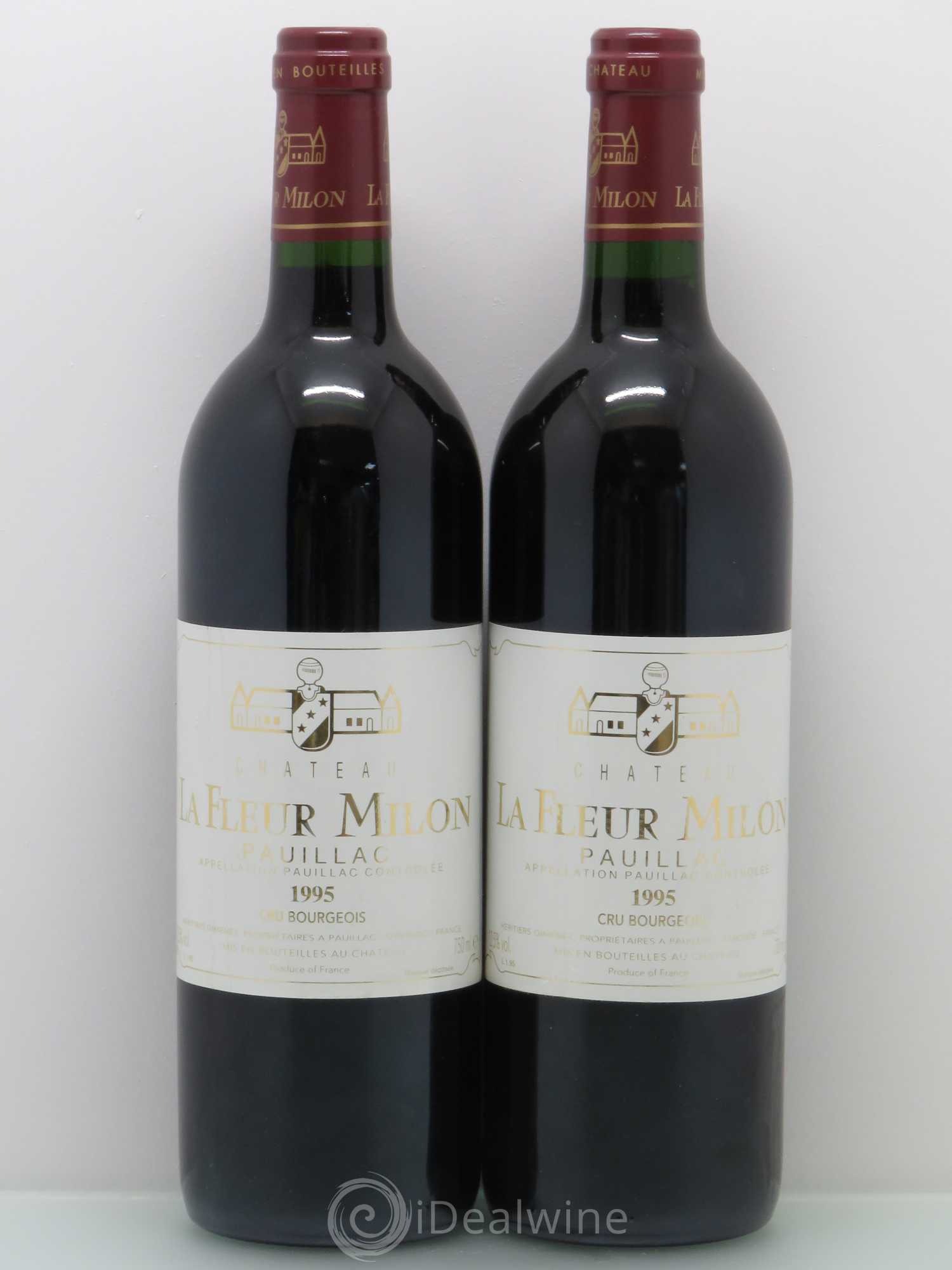 Château la Fleur Milon Cru Bourgeois 1995 - Lot de 2 bouteilles - 0