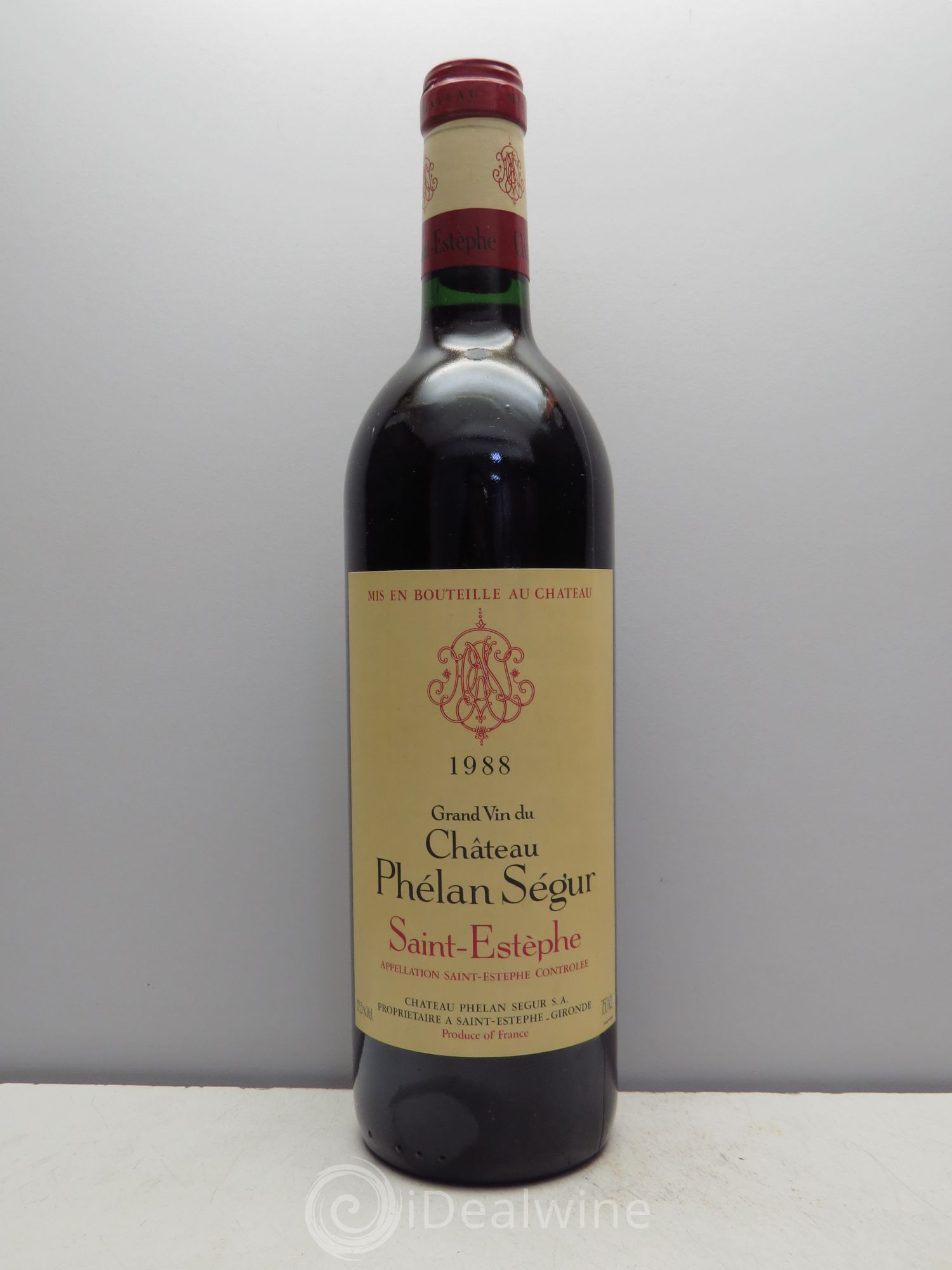 Château Phélan Ségur 1988 - Lot de 1 bouteille - 0