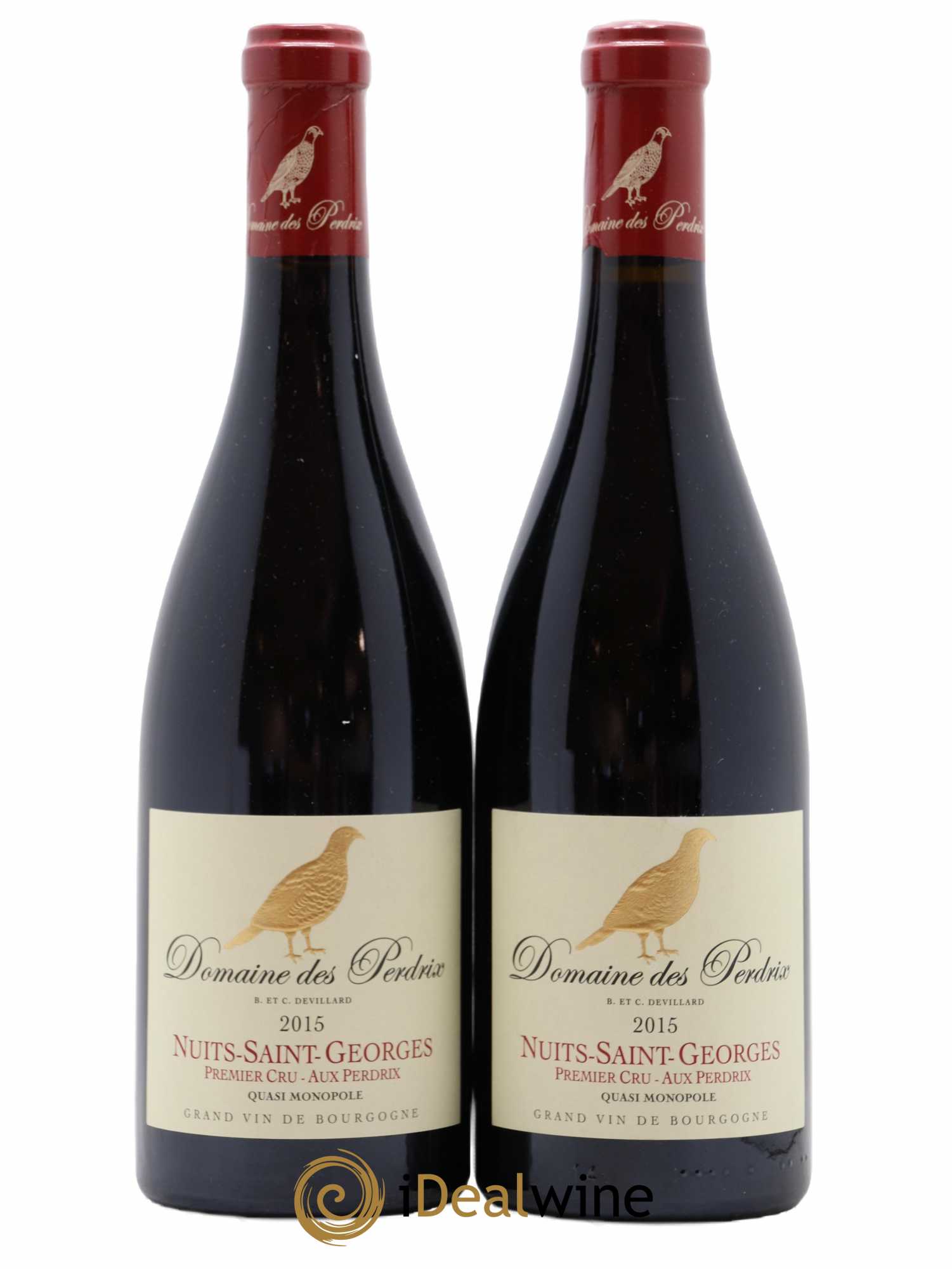 Nuits-Saint-Georges 1er Cru Aux Perdrix Perdrix (Domaine des) 2015 - Lot de 2 bouteilles - 0