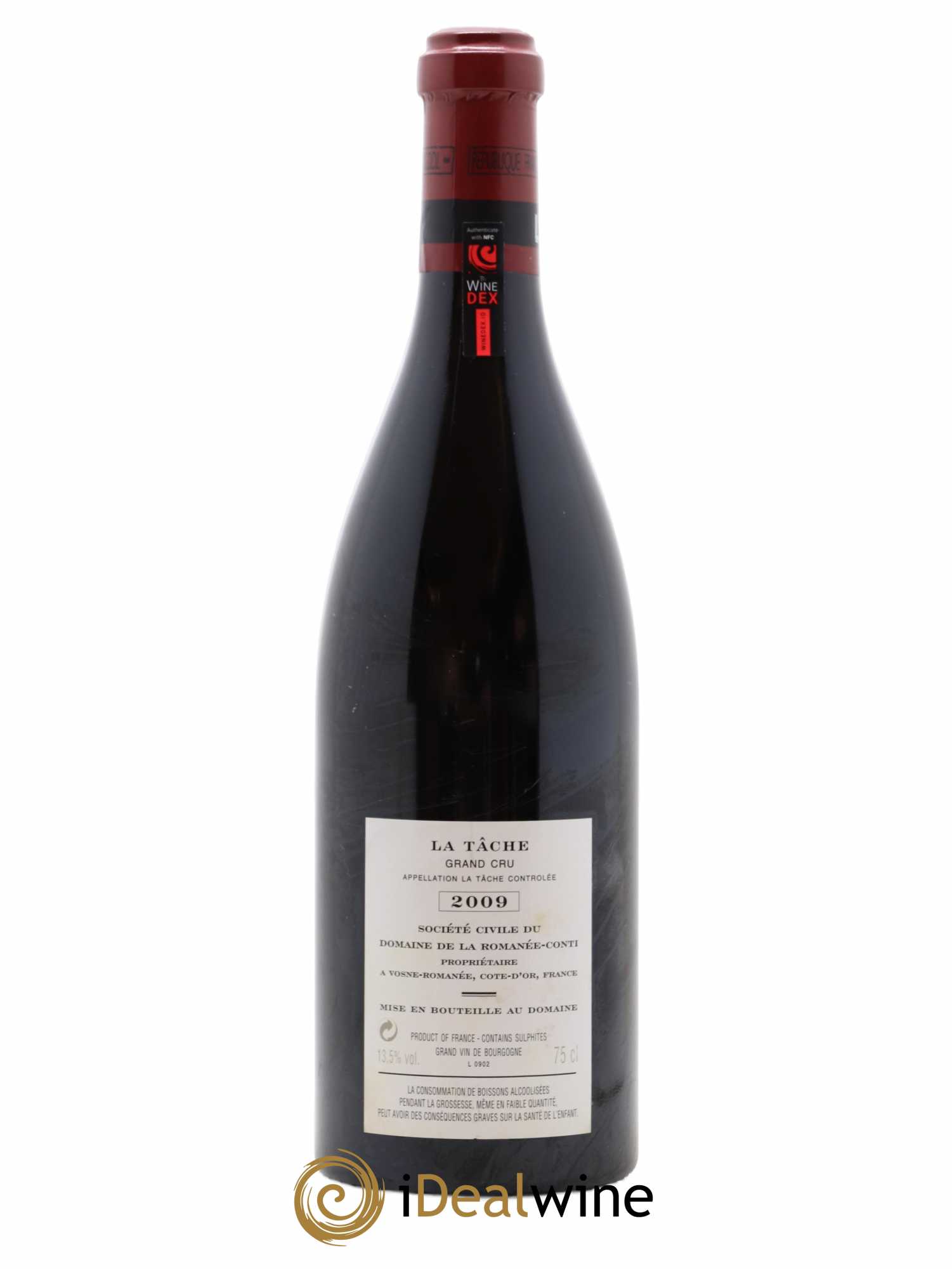 La Tâche Grand Cru Domaine de la Romanée-Conti 2009 - Lot de 1 bouteille - 1