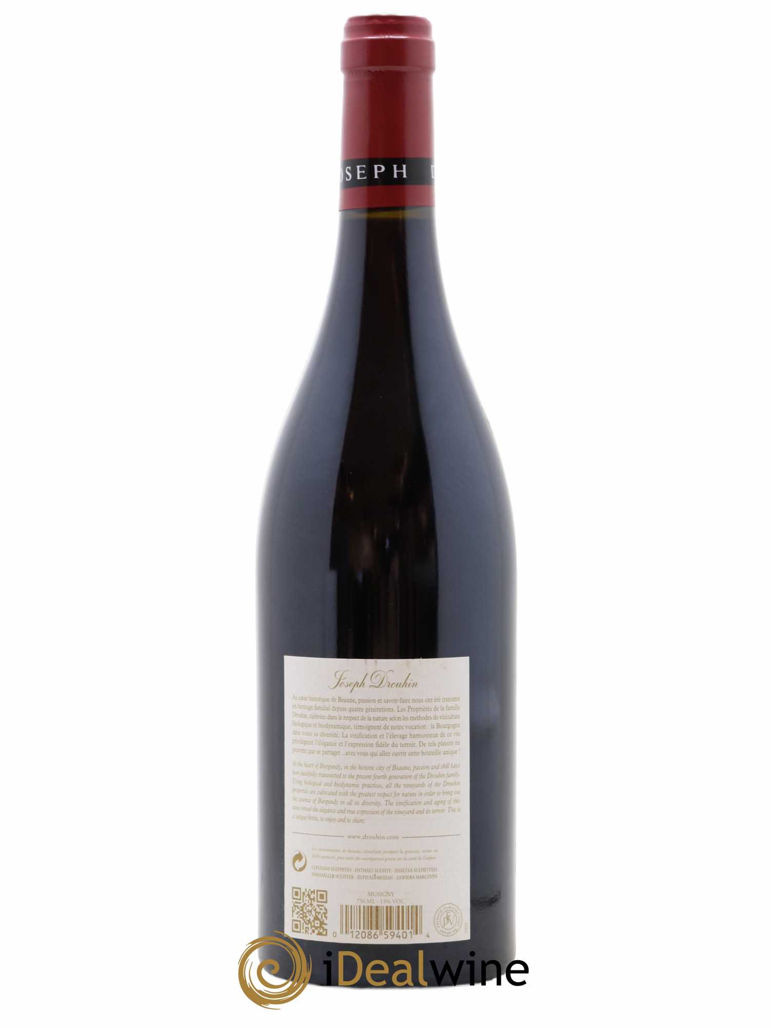 Musigny Grand Cru Joseph Drouhin 2010 - Lot de 1 bouteille - 1