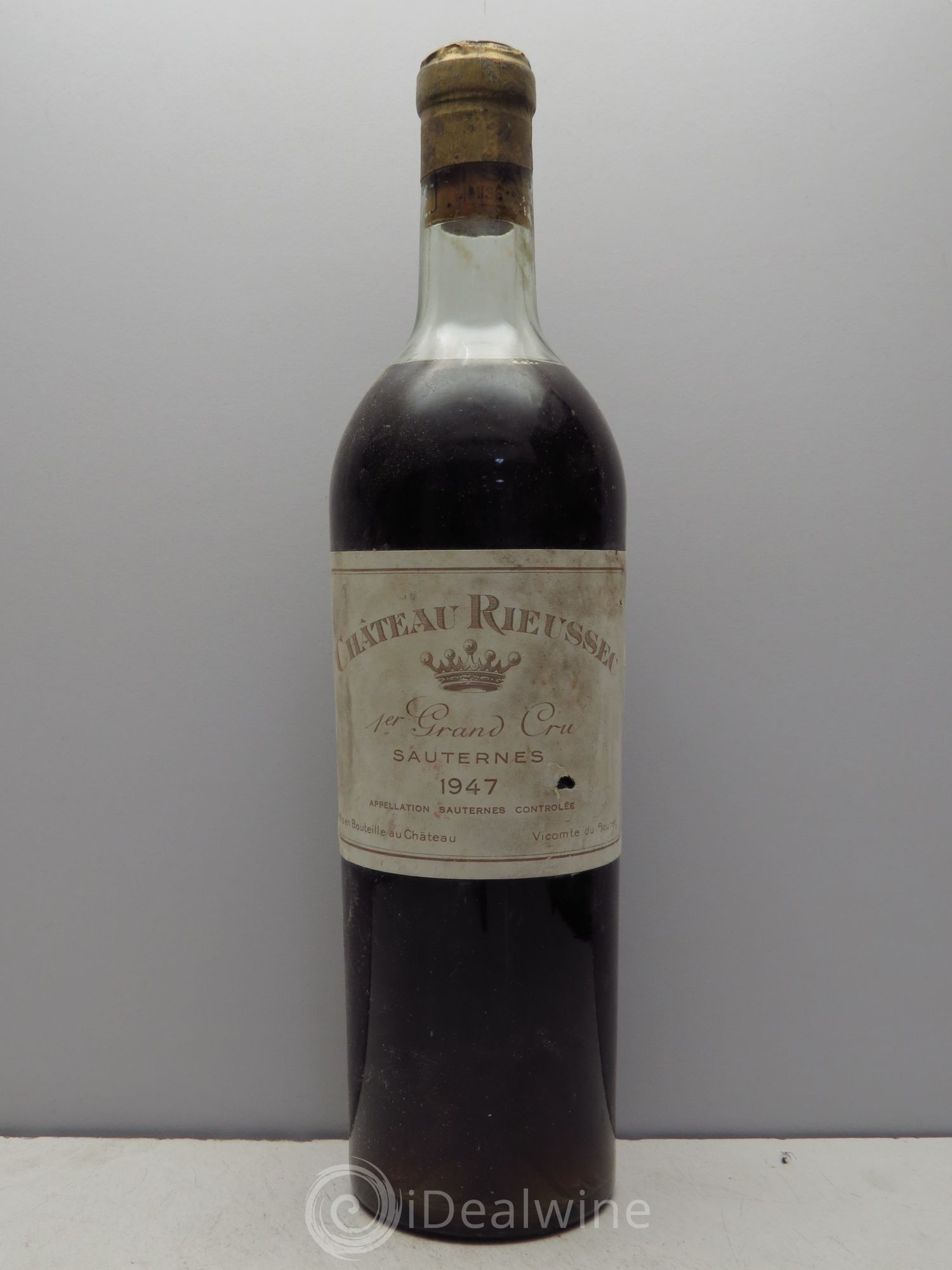 Château Rieussec 1er Grand Cru Classé 1947 - Posten von 1 Flasche - 0