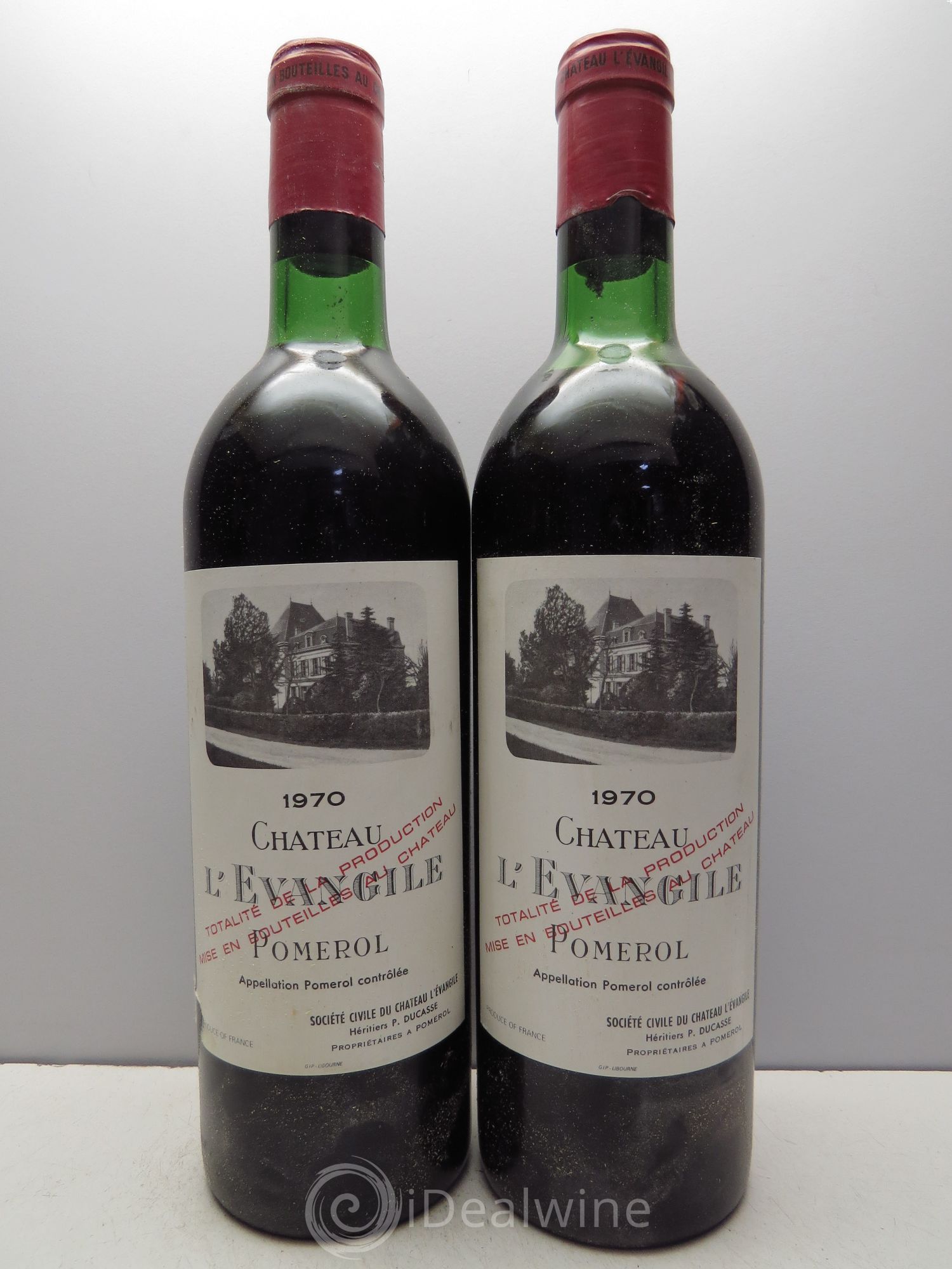 Château l' Évangile 1970 - Lot de 12 bouteilles - 1