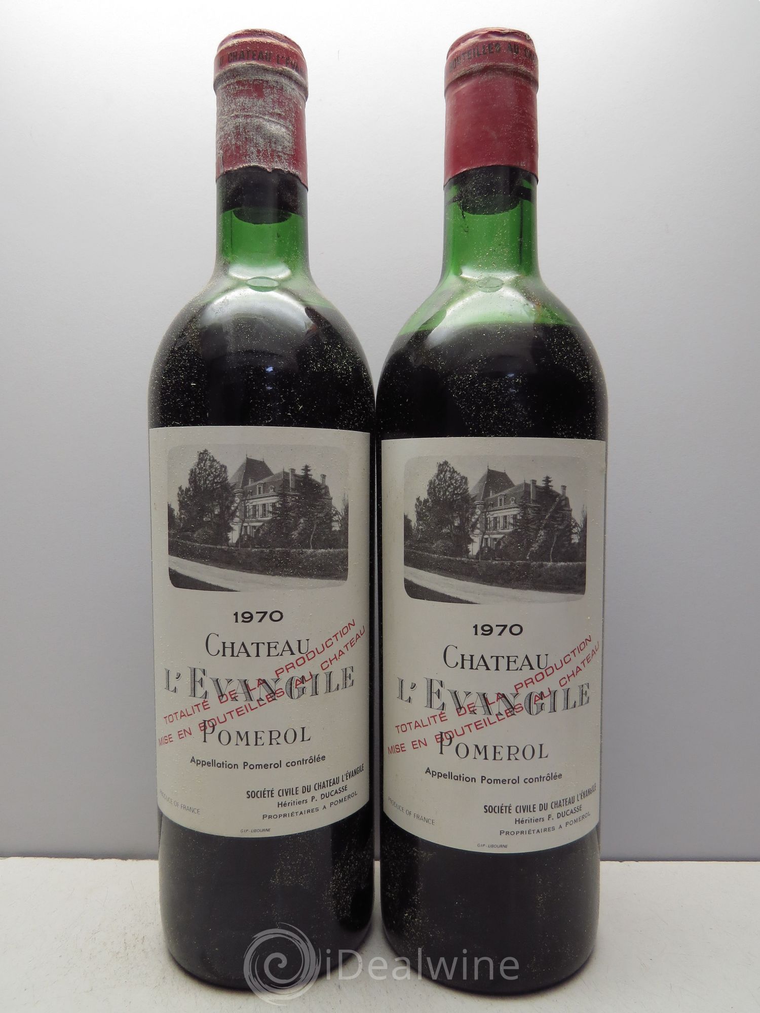 Château l' Évangile 1970 - Lot de 12 bouteilles - 3