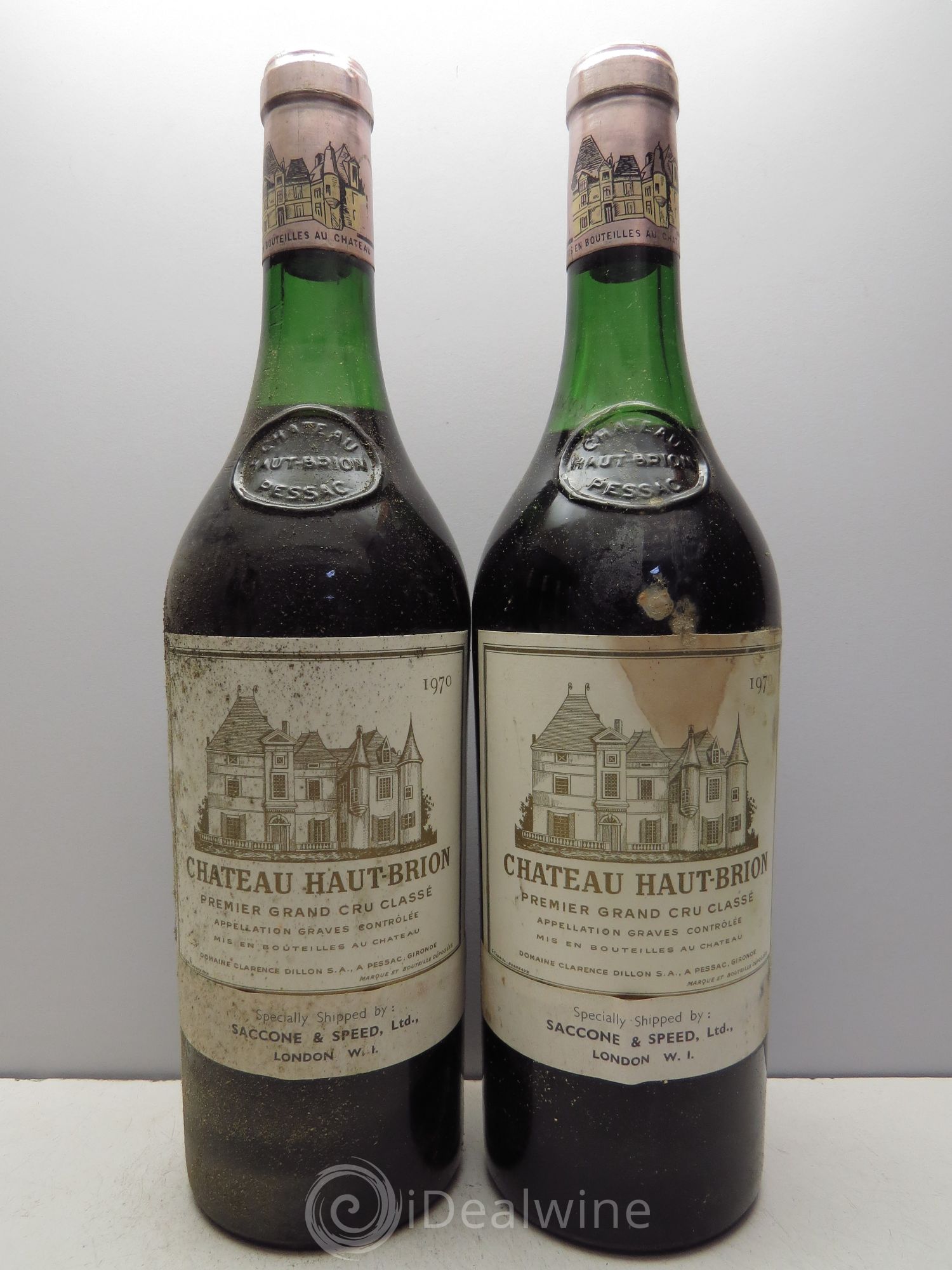 Château Haut Brion 1er Grand Cru Classé 1970 - Lot de 6 bouteilles - 1