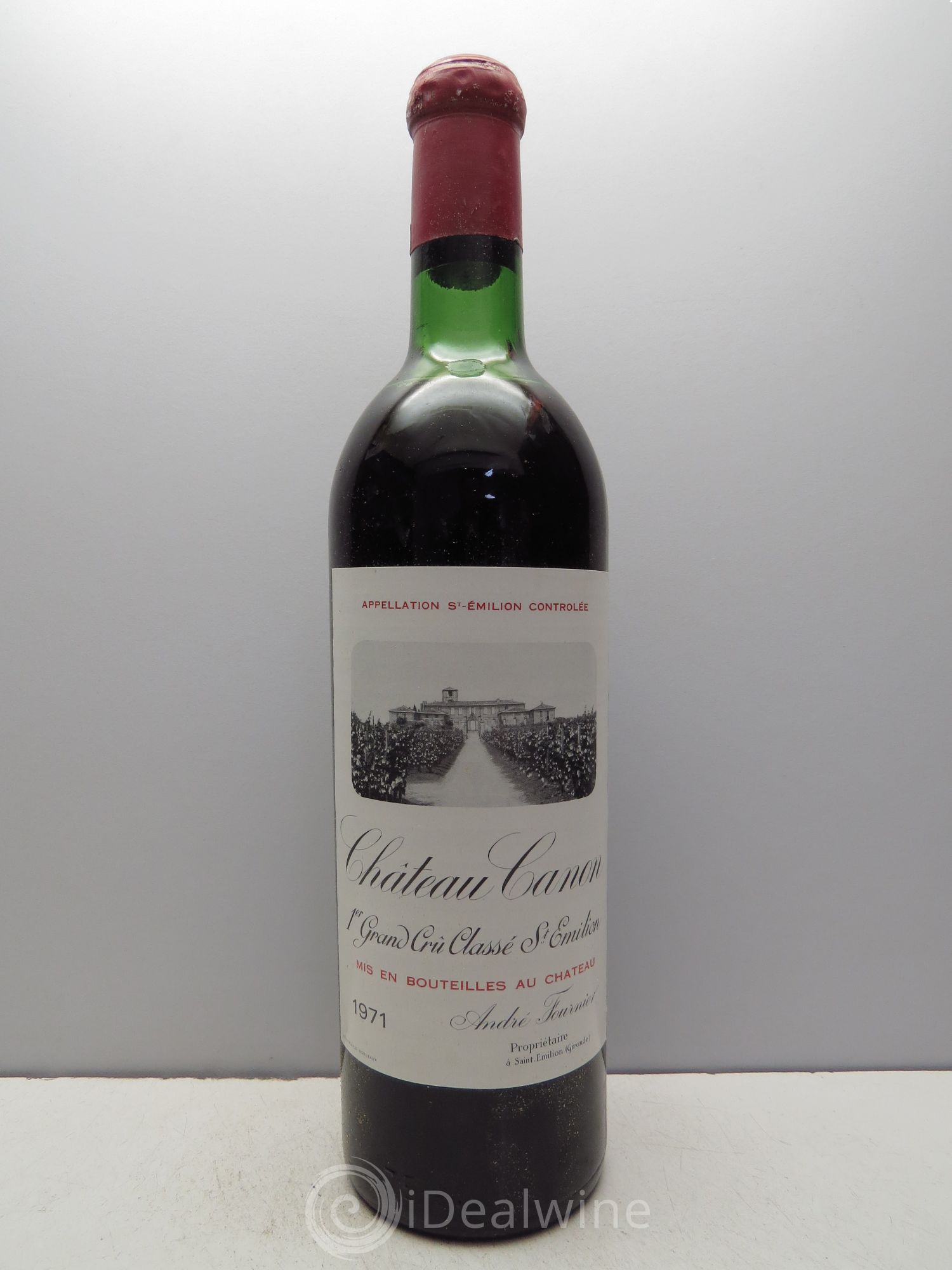 Château Canon 1er Grand Cru Classé B 1971 - Lot de 6 bouteilles - 0