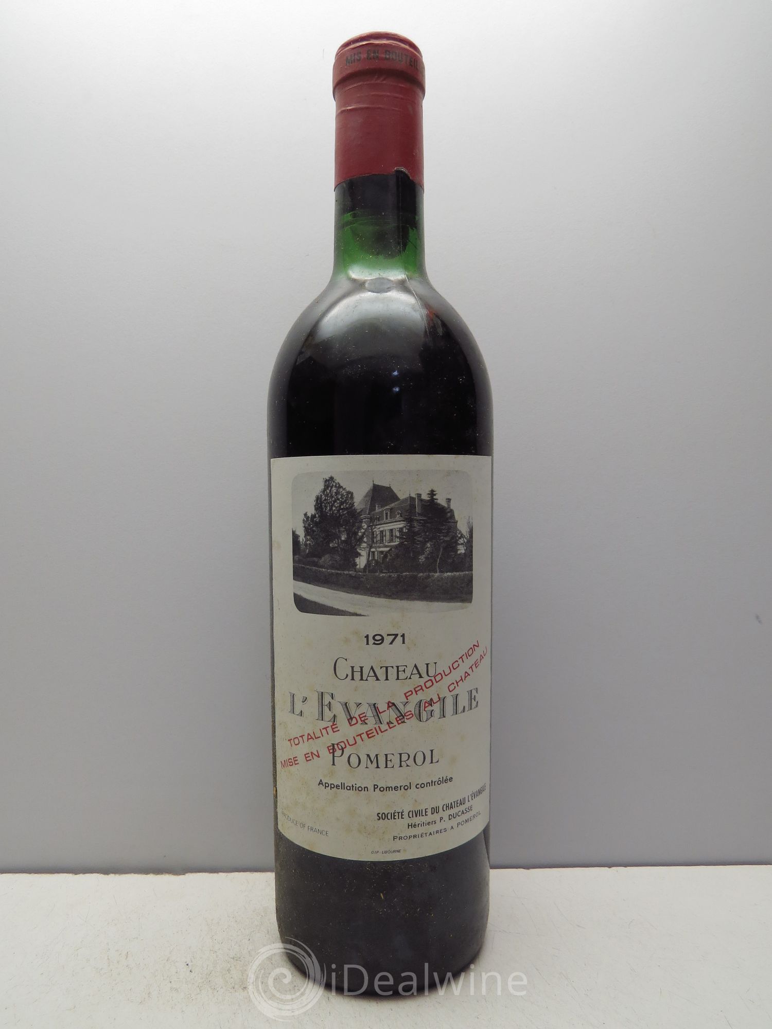 Château l' Évangile 1971 - Lot de 1 bouteille - 0