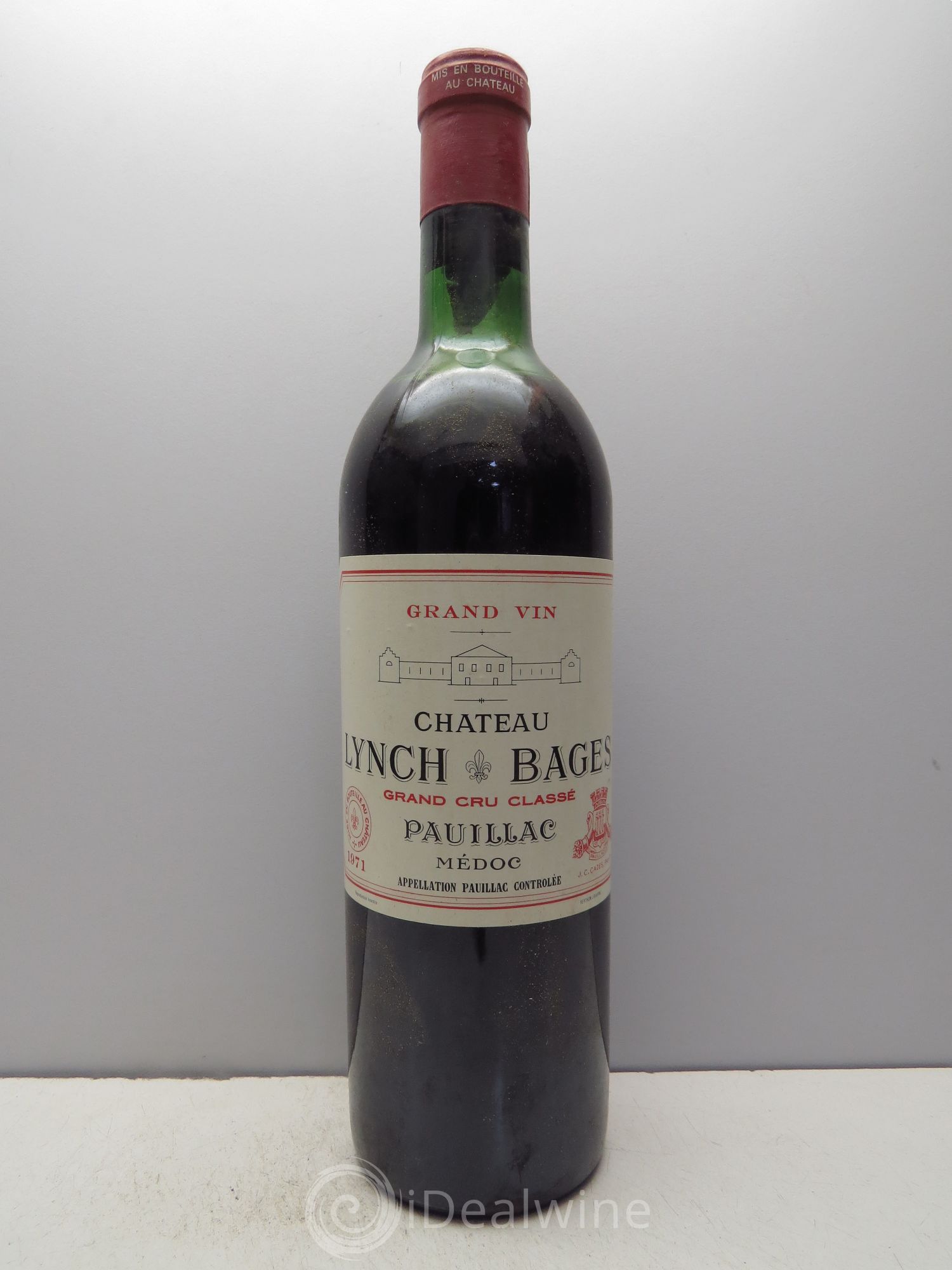 Château Lynch Bages 5ème Grand Cru Classé 1971 - Lot de 1 bouteille - 0