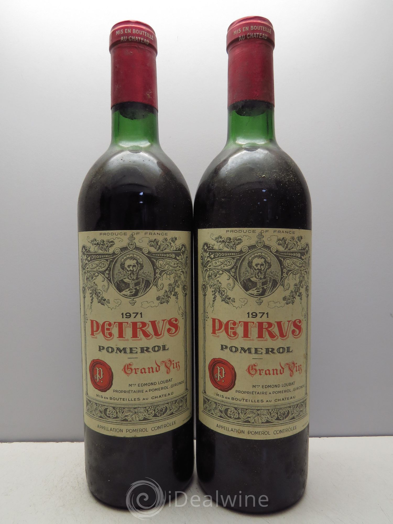 Petrus 1971 - Lot de 2 bouteilles - 0
