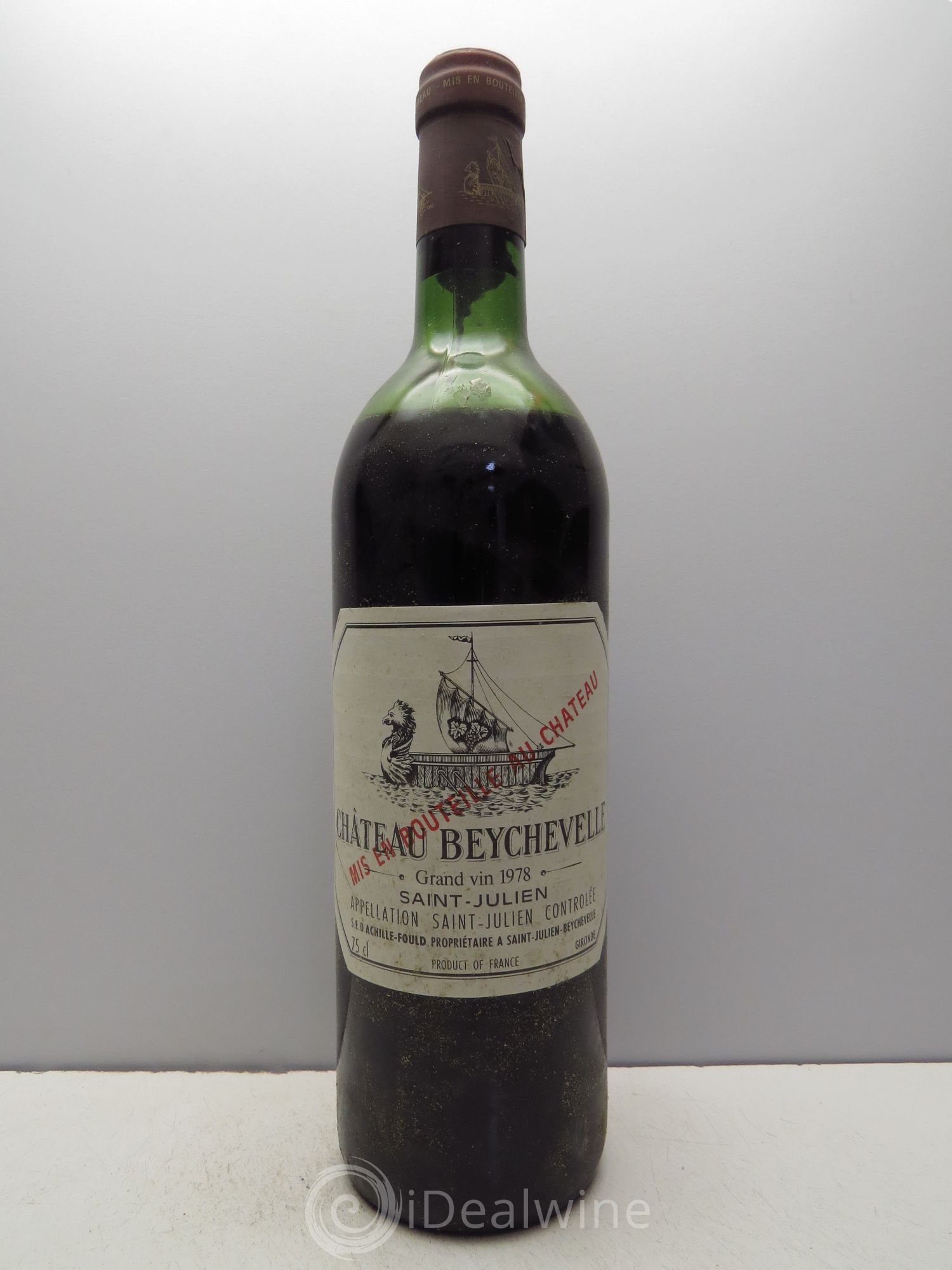 Château Beychevelle 4ème Grand Cru Classé 1978 - Lot de 6 bouteilles - 0