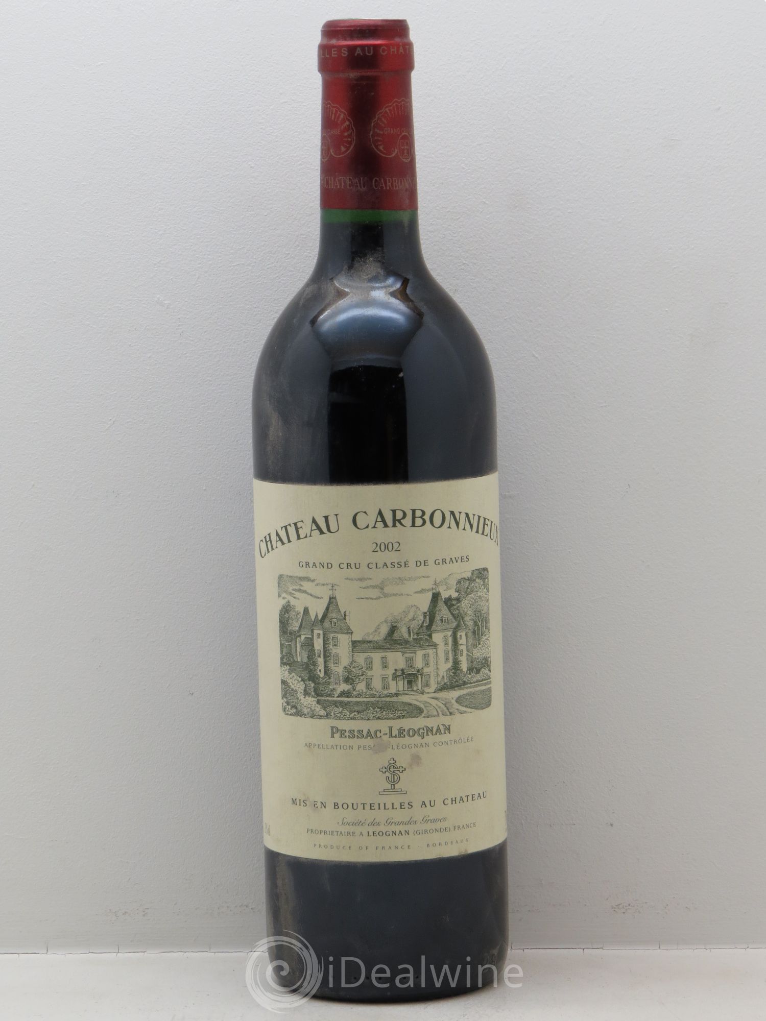 Château Carbonnieux Cru Classé de Graves 2002 - Lot de 1 bouteille - 0