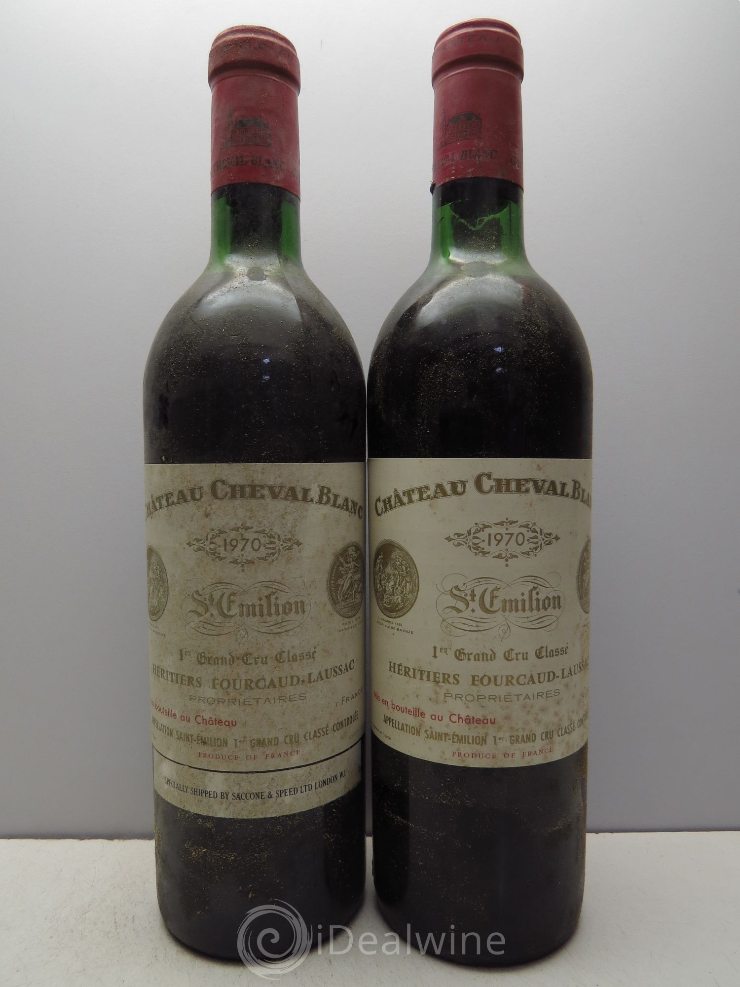 Château Cheval Blanc 1er Grand Cru Classé A 1970 - Lot de 6 bouteilles - 1