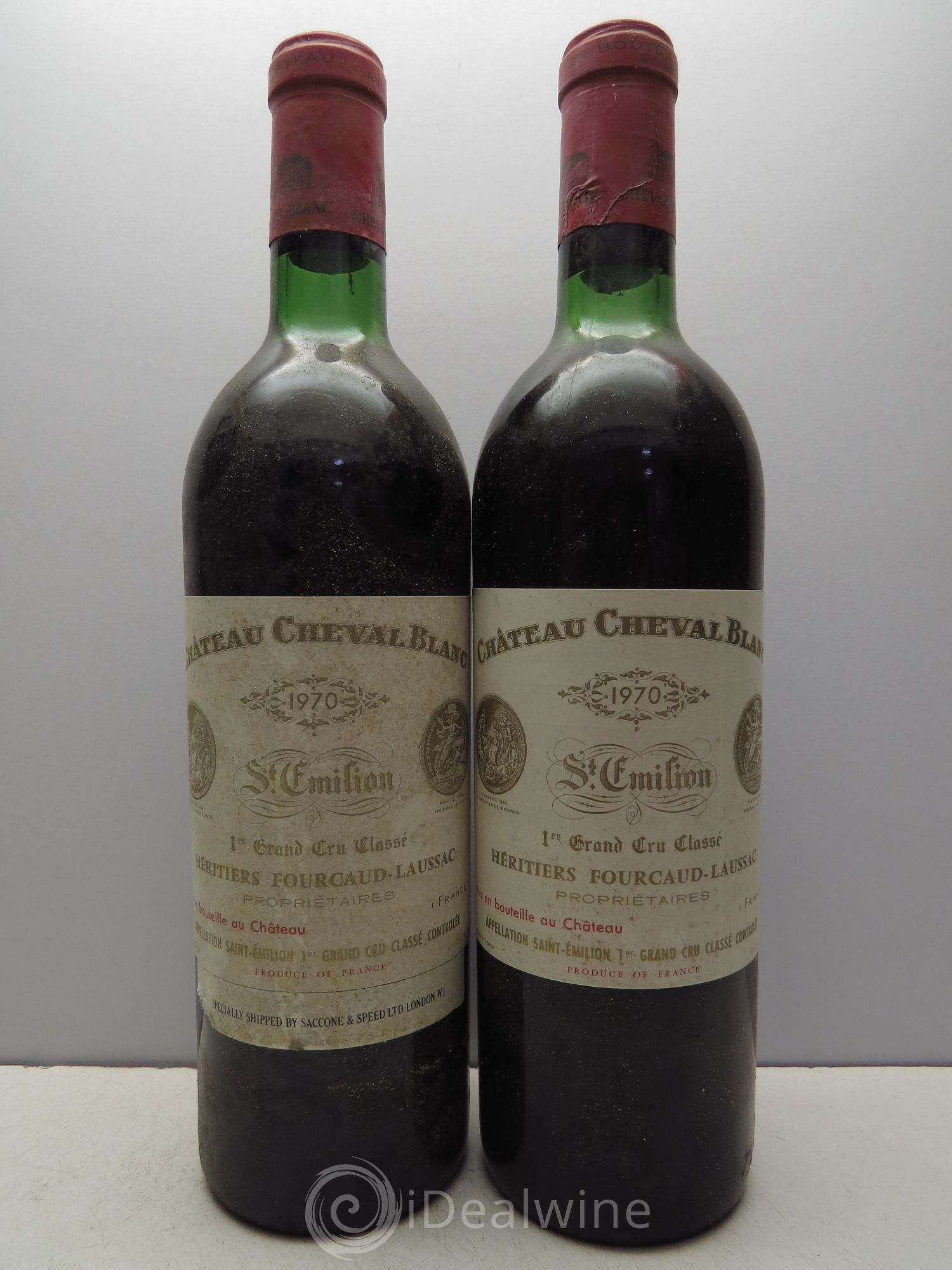 Château Cheval Blanc 1er Grand Cru Classé A 1970 - Lot de 6 bouteilles - 2