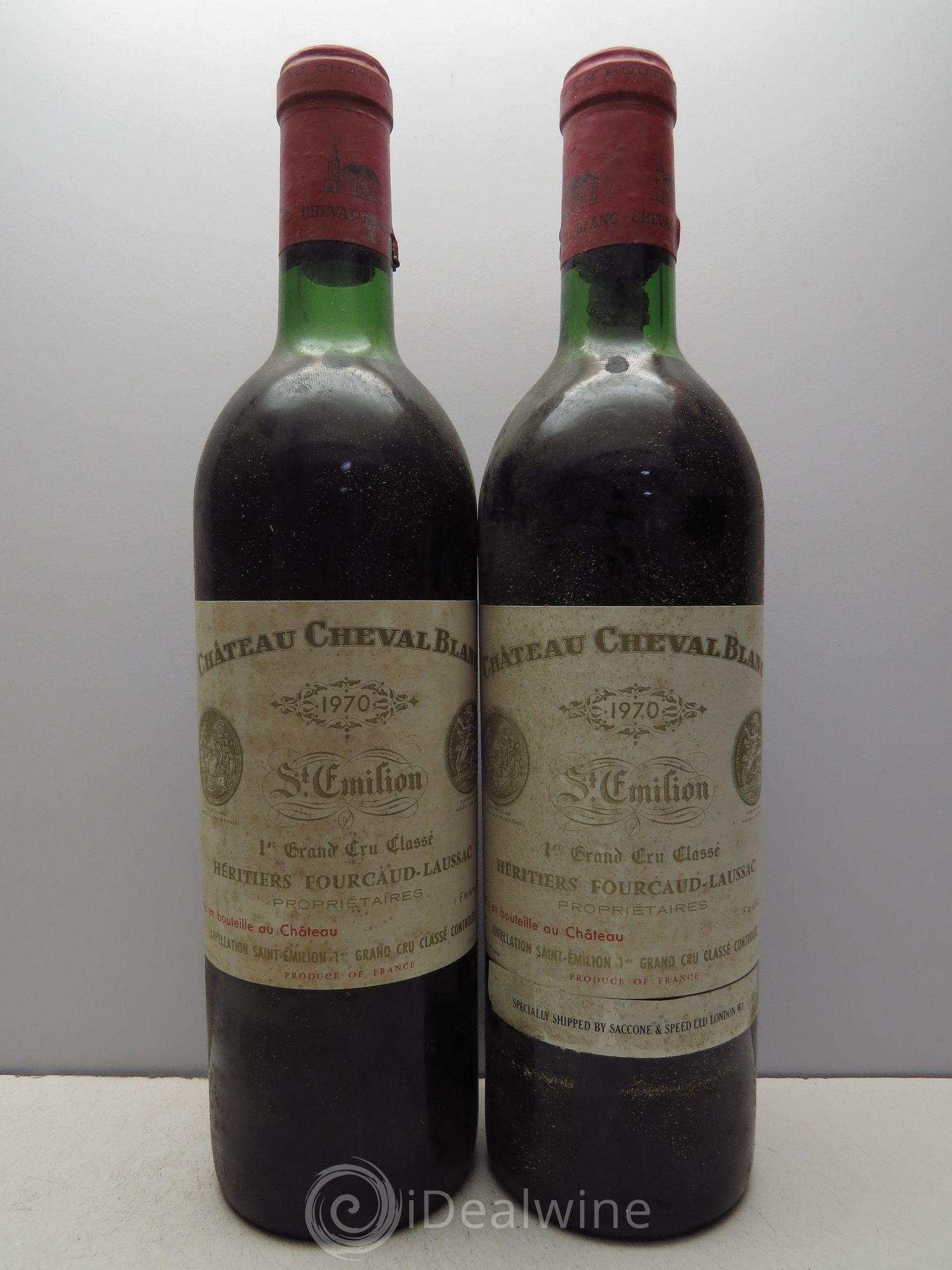 Château Cheval Blanc 1er Grand Cru Classé A 1970 - Lot de 6 bouteilles - 3