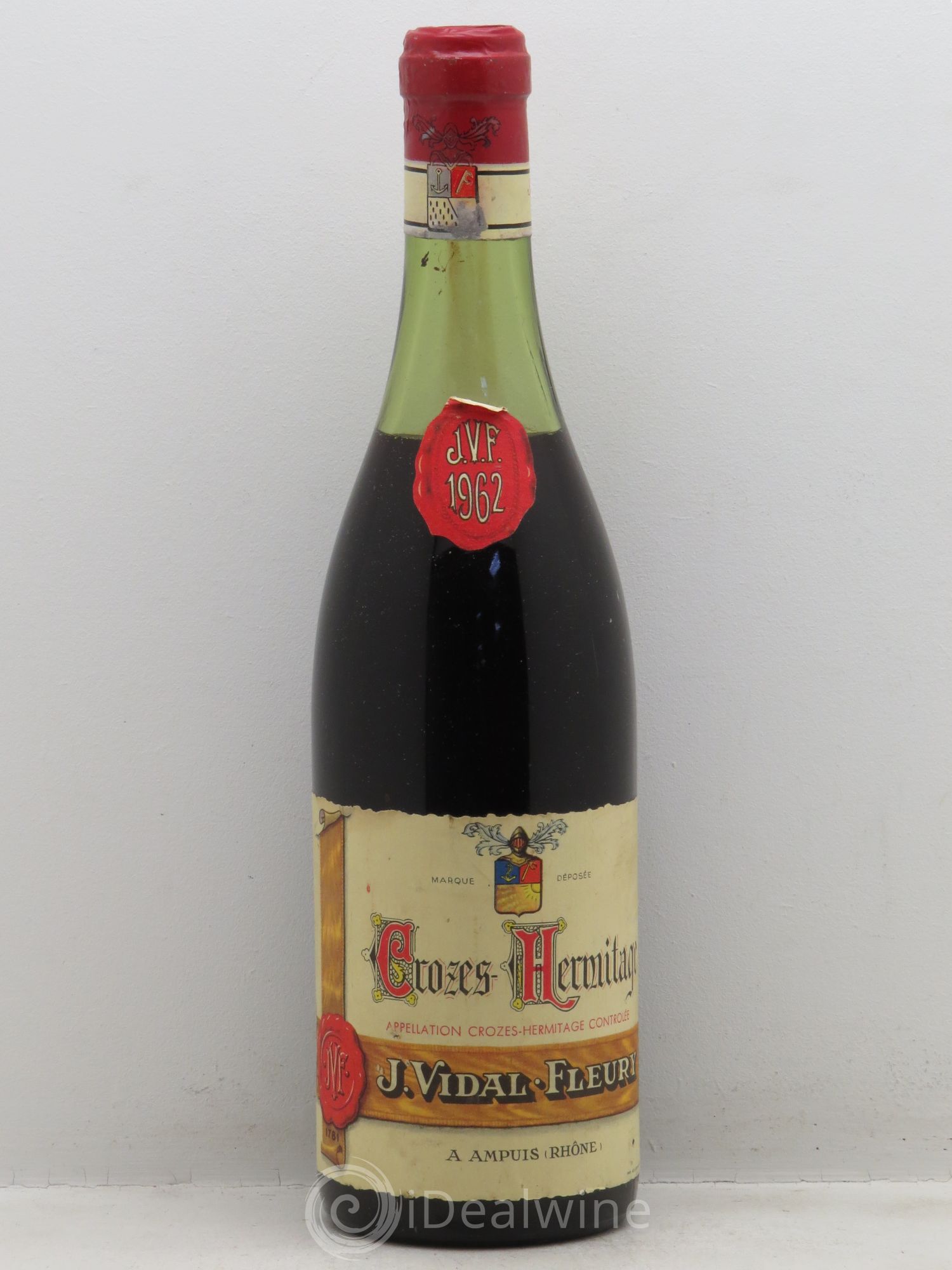 Crozes-Hermitage Vidal Fleury 1962 - Lot de 1 bouteille - 0