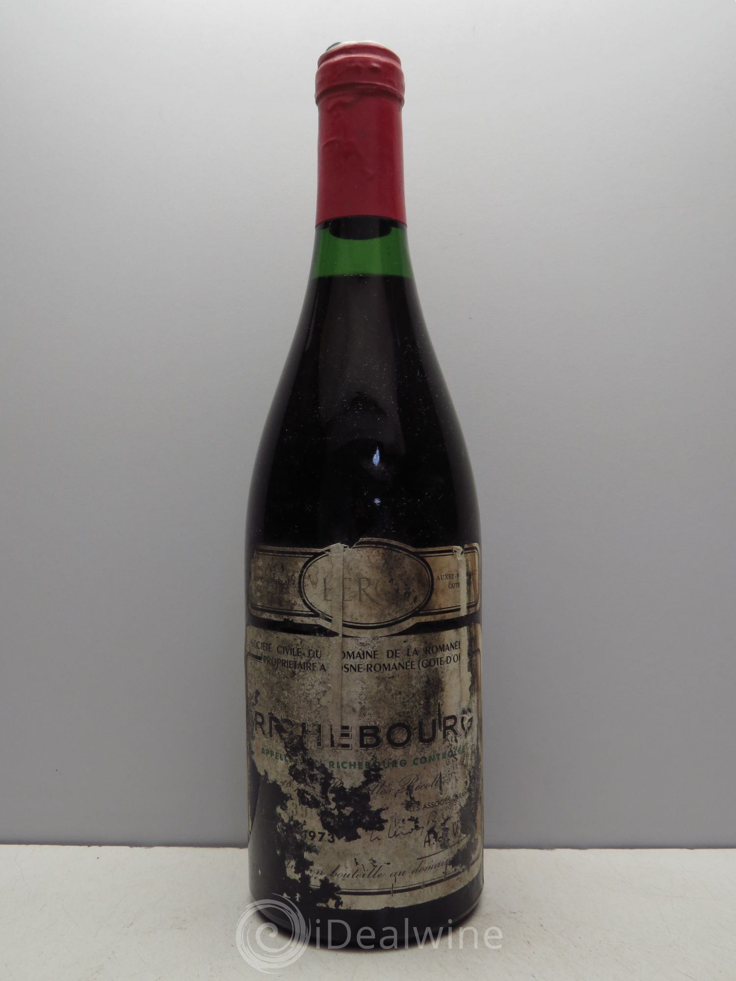 Richebourg Grand Cru Domaine de la Romanée-Conti Capsule Négoce 1973 - Posten von 1 Flasche - 0