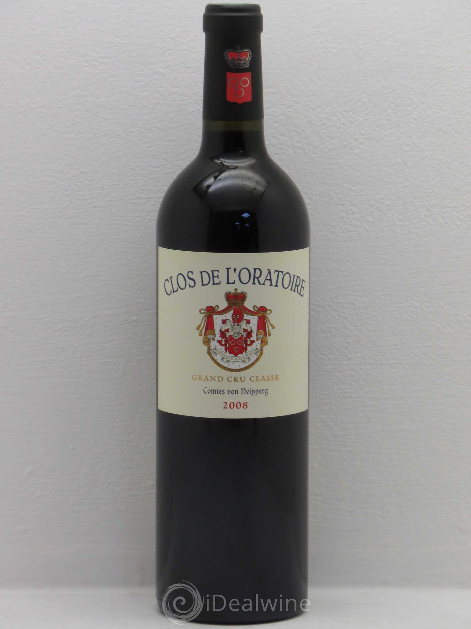 Clos de l'Oratoire Grand Cru Classé 2008 - Lot de 1 bouteille - 0