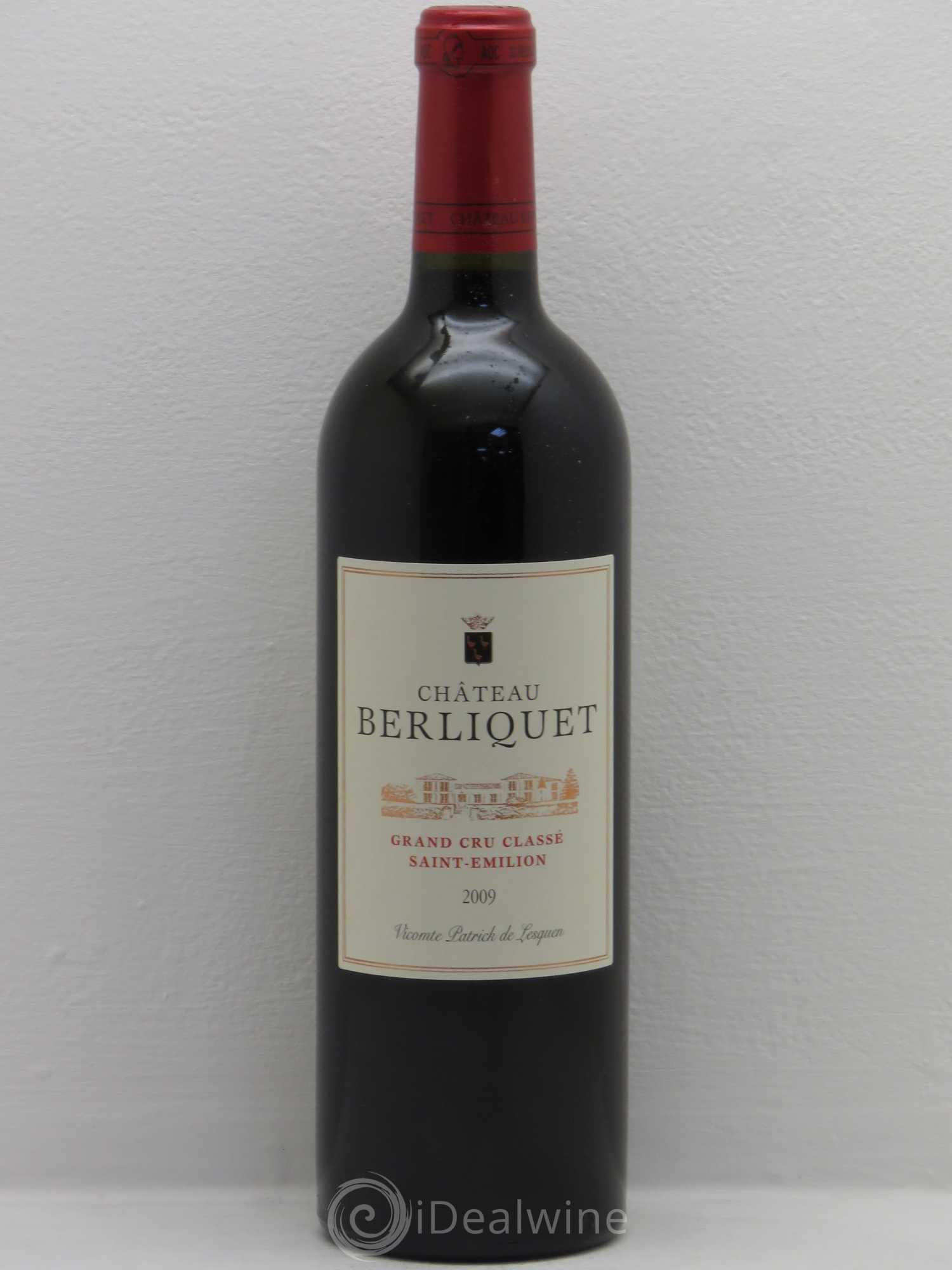 Château Berliquet Grand Cru Classé 2009 - Lot de 6 bouteilles - 0