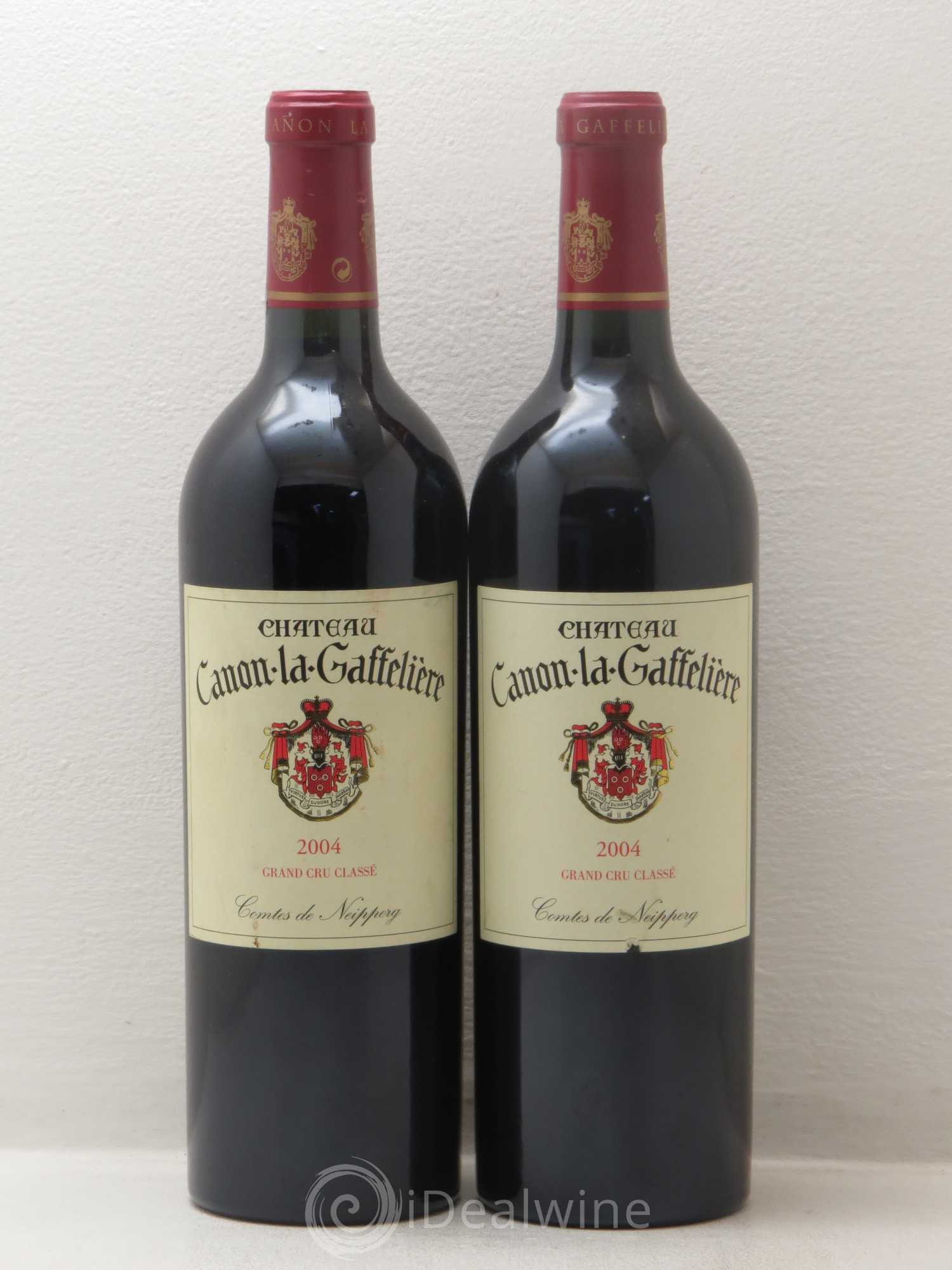 Château Canon la Gaffelière 1er Grand Cru Classé B 2004 - Lot de 2 bouteilles - 0