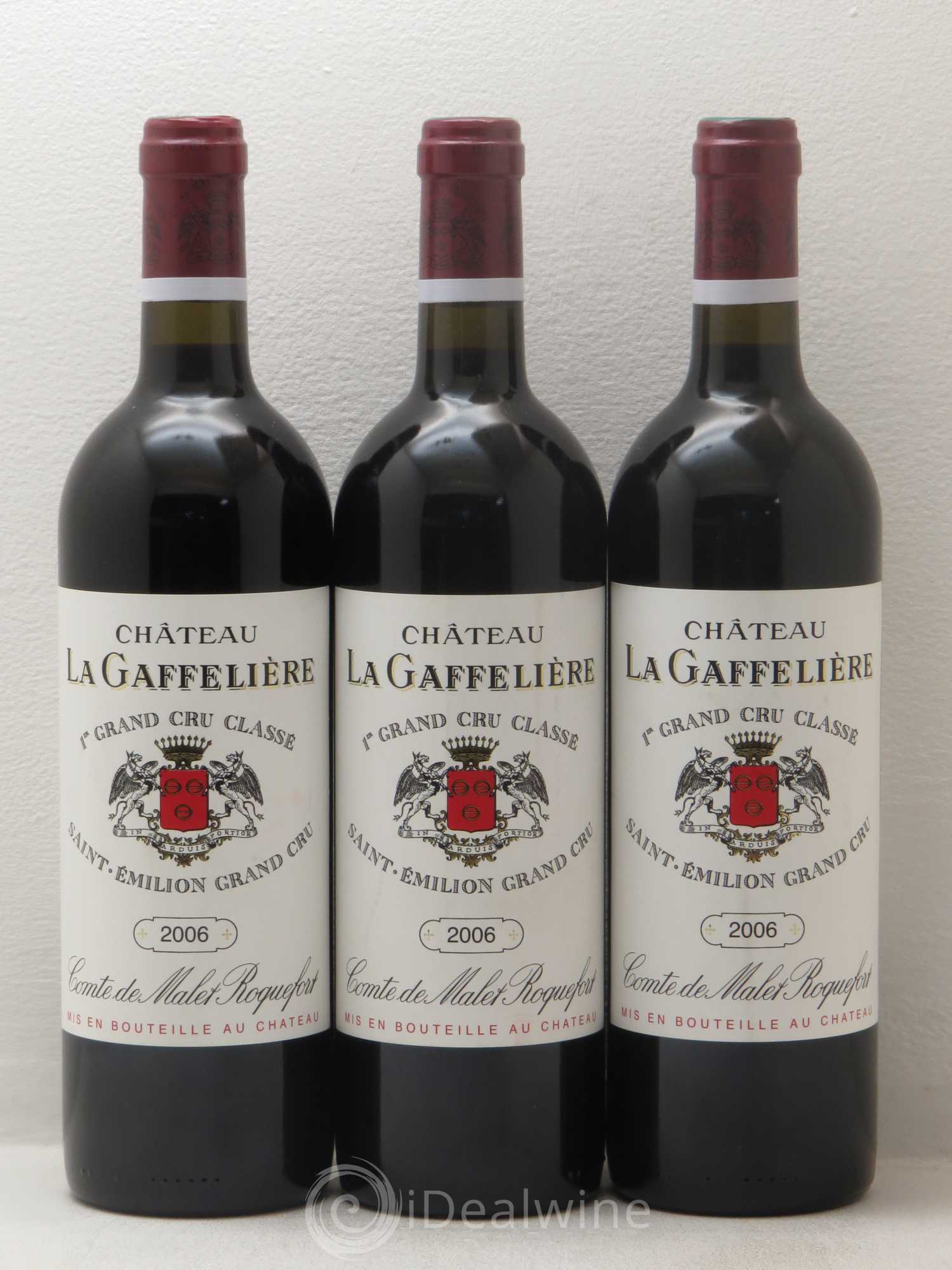 Château la Gaffelière 1er Grand Cru Classé B 2006 - Lot de 3 bouteilles - 0