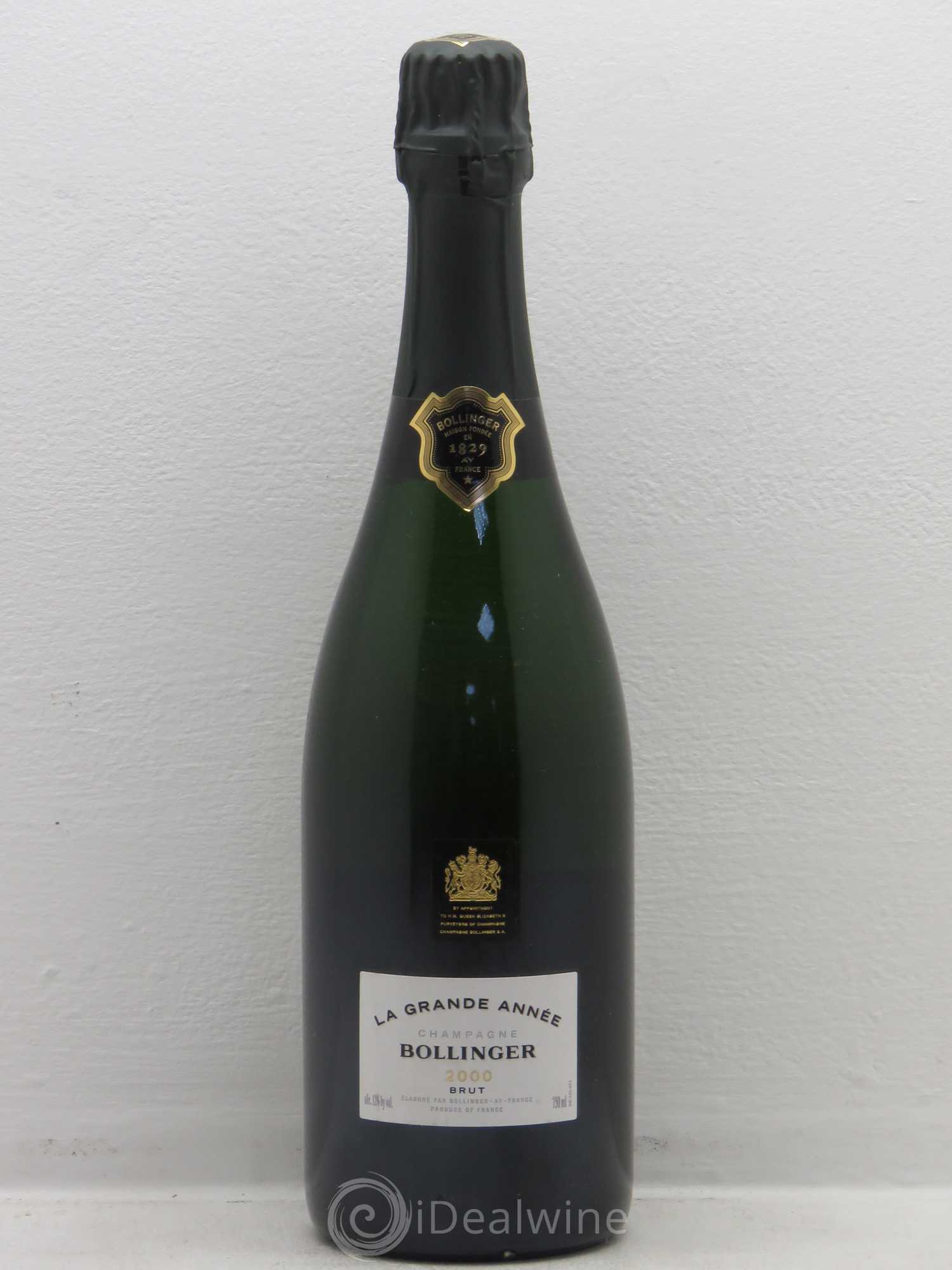 La Grande Année Brut Bollinger 2000 - Lot de 1 bouteille - 0