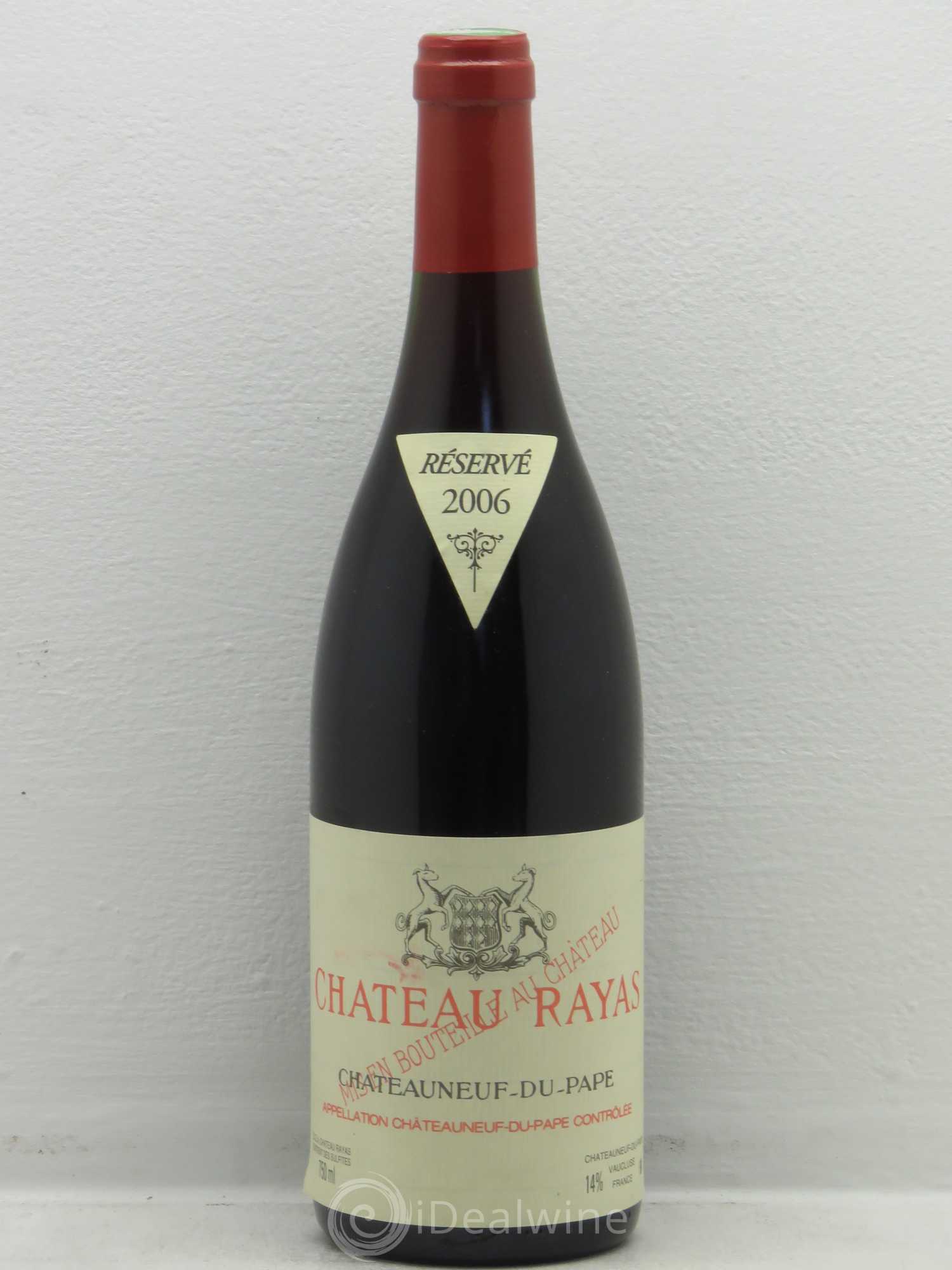 Châteauneuf-du-Pape Château Rayas Emmanuel Reynaud 2006 - Lot de 1 bouteille - 0