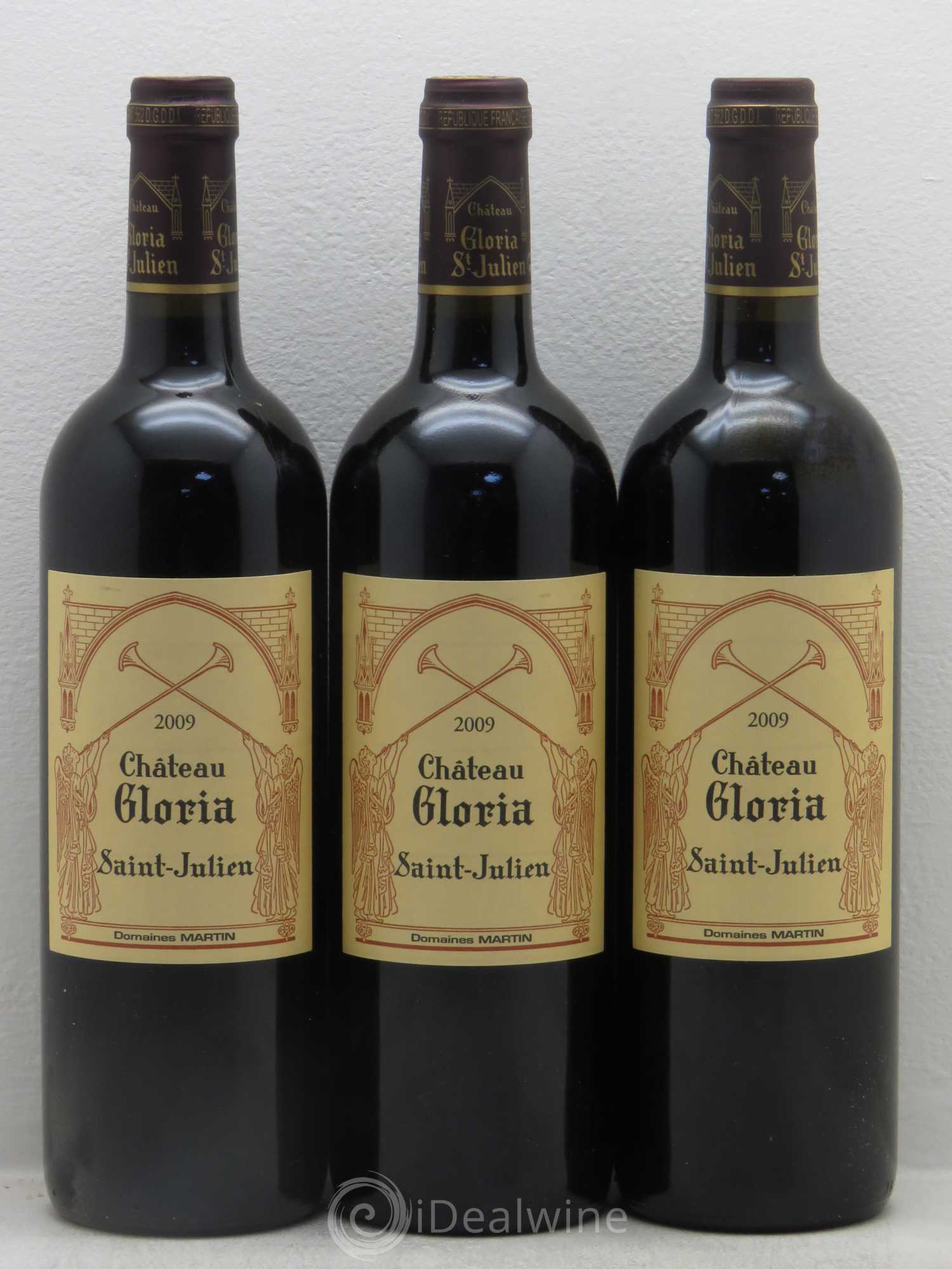 Château Gloria 2009 - Lot de 3 bouteilles - 0