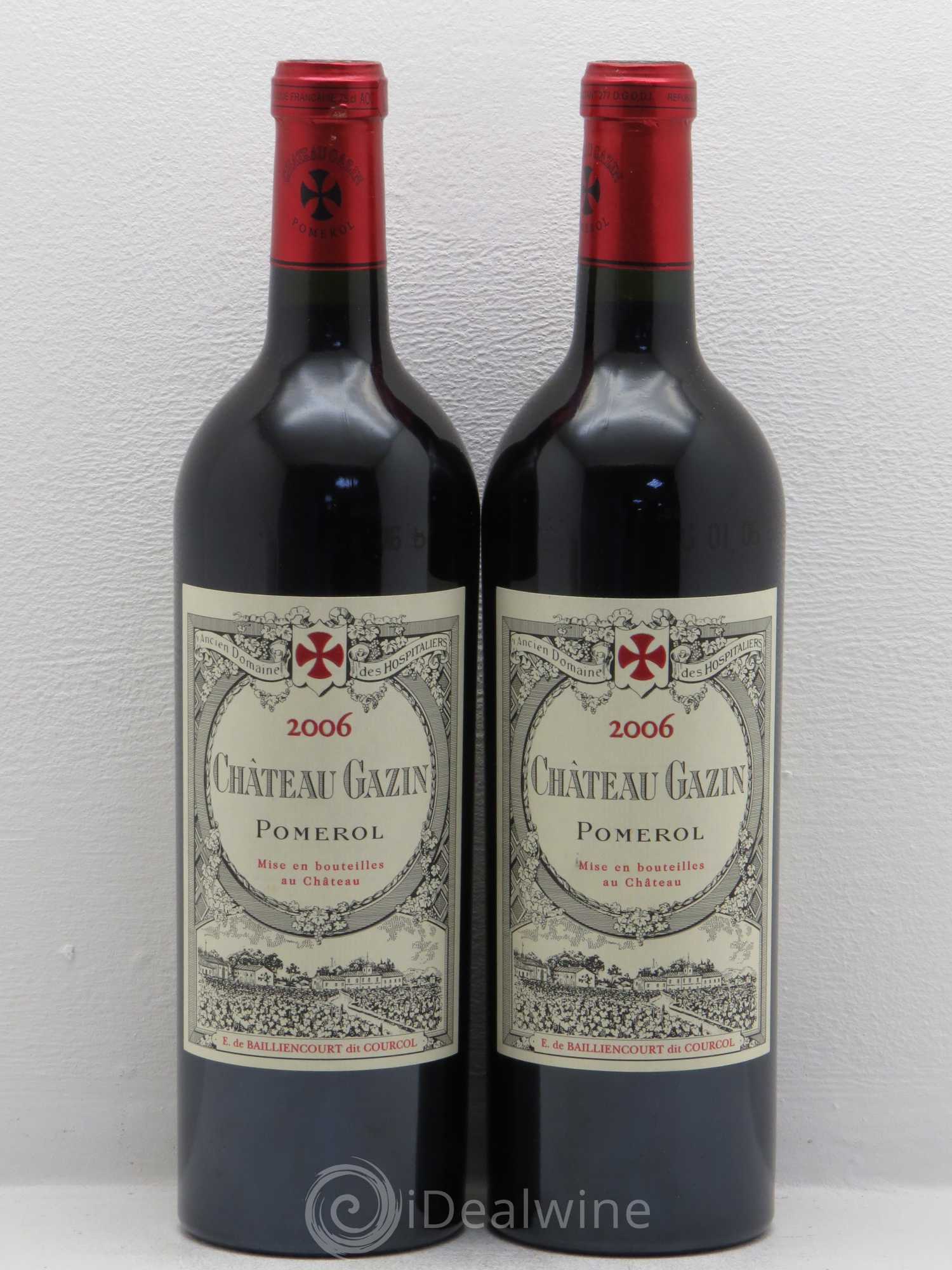 Château Gazin 2006 - Lot de 2 bouteilles - 0