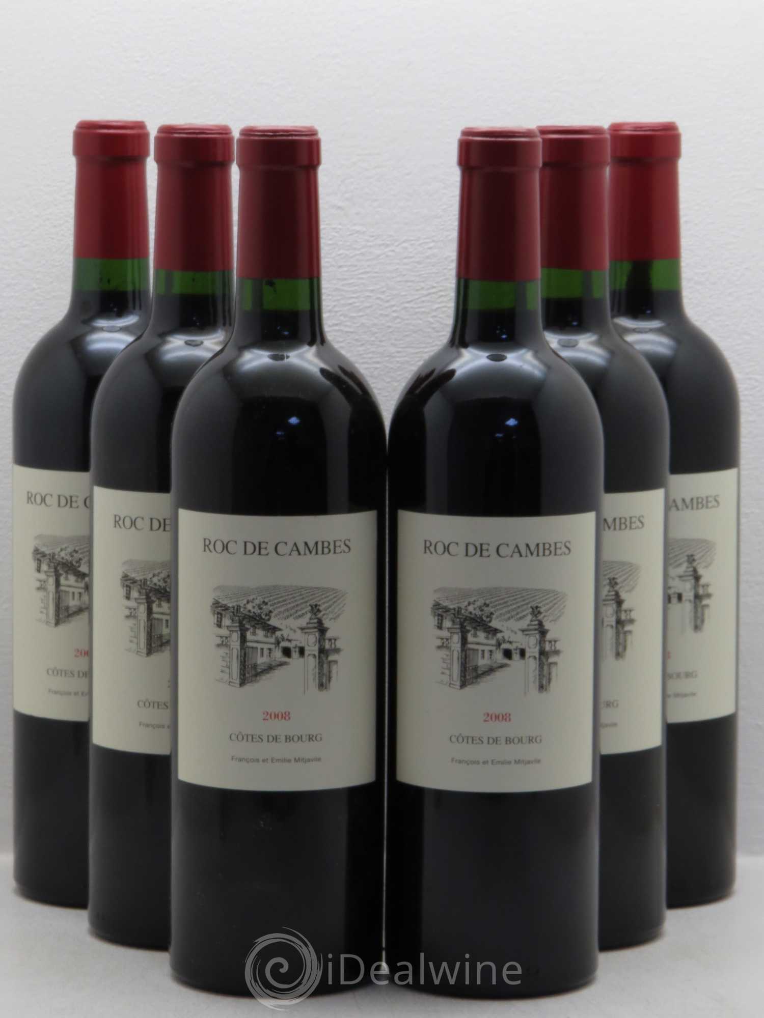 Roc de Cambes 2008 - Posten von 6 Flaschen - 0