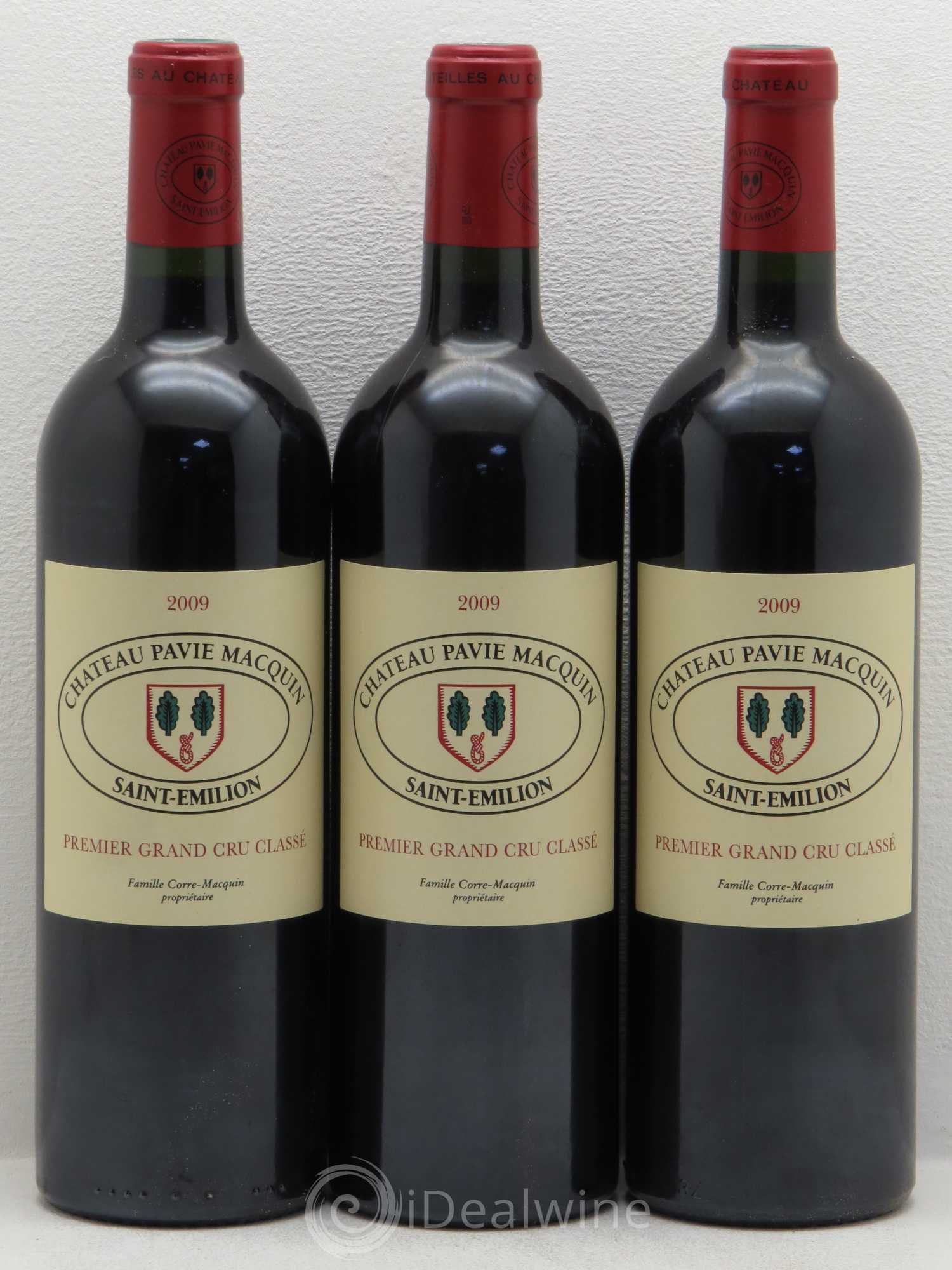 Château Pavie Macquin 1er Grand Cru Classé B 2009 - Lot de 3 bouteilles - 0
