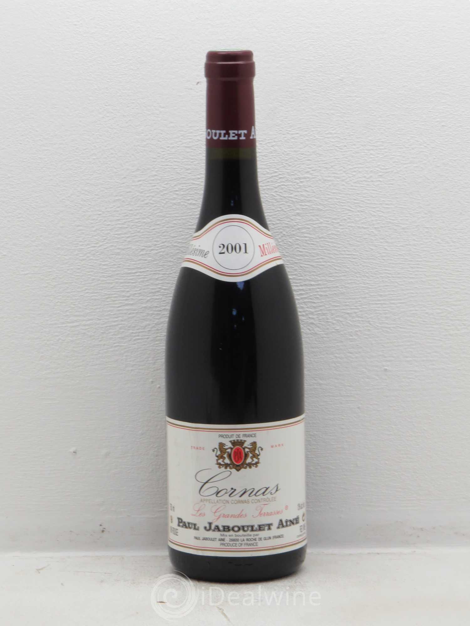 Cornas Les Grandes Terrasses Paul Jaboulet Ainé 2001 - Lot de 1 bouteille - 0