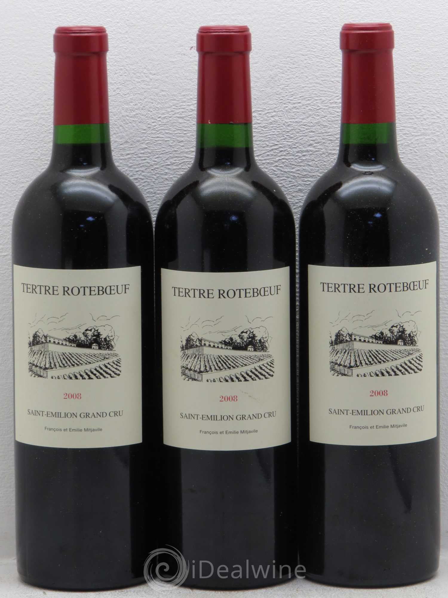 Château Tertre Roteboeuf 2008 - Lot de 6 bouteilles - 1