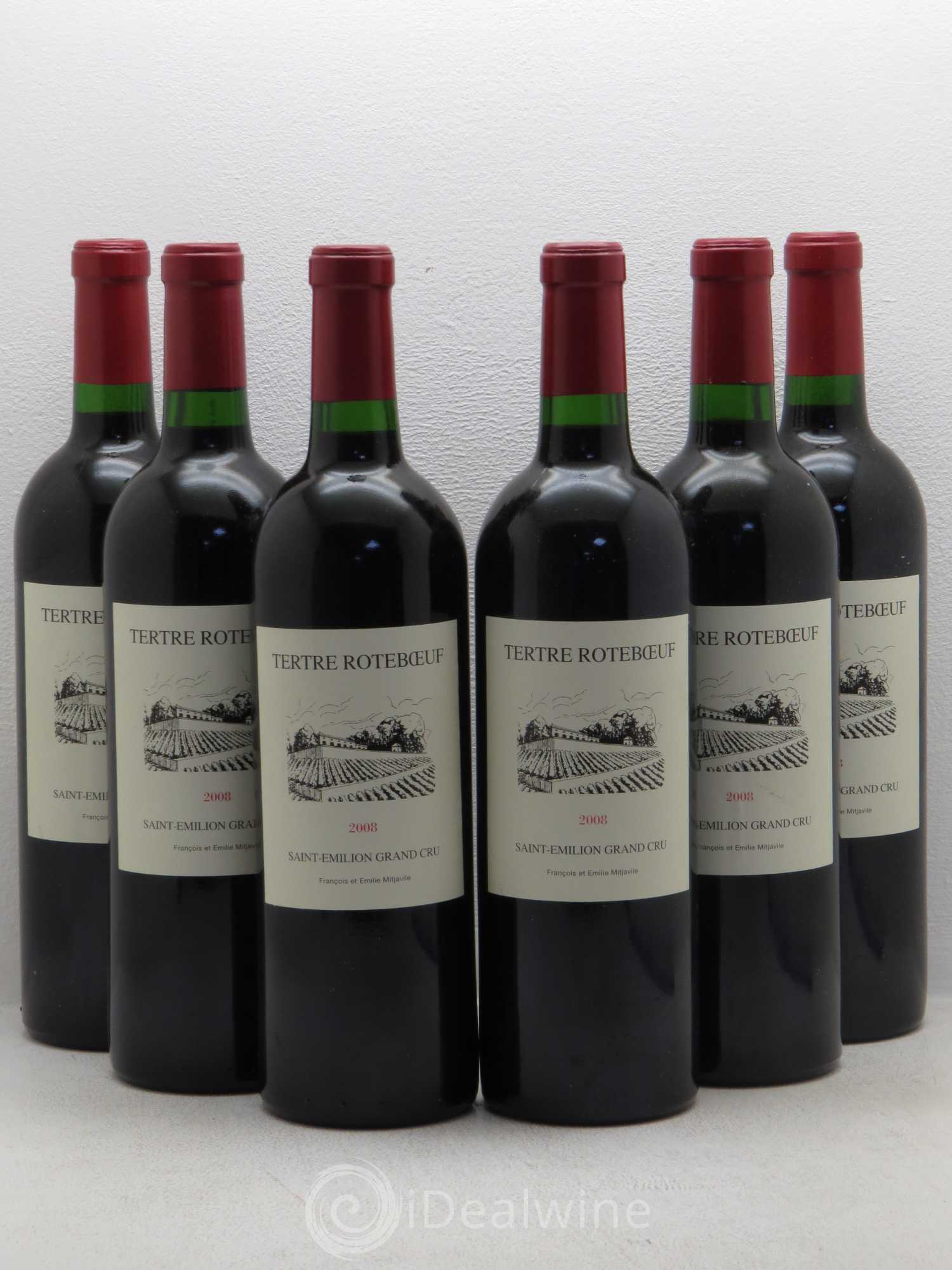 Château Tertre Roteboeuf 2008 - Lot de 6 bouteilles - 0