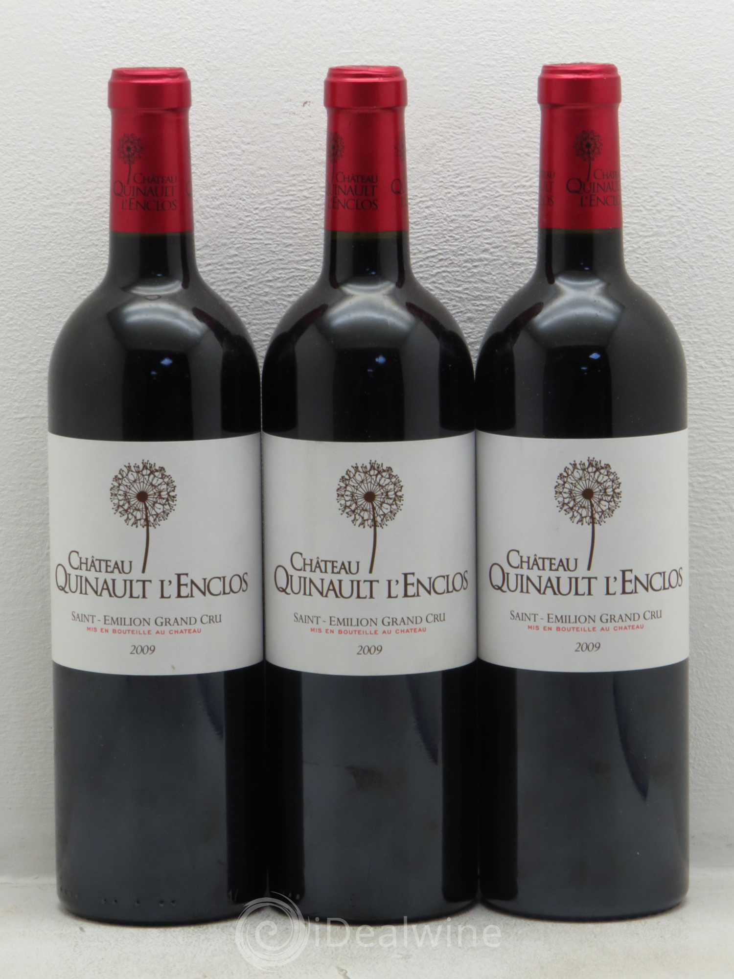 Château Quinault L'Enclos 2009 - Lot de 3 bouteilles - 0