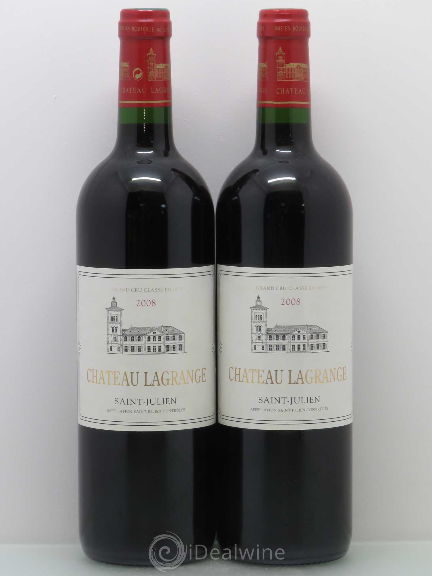 Château Lagrange 3ème Grand Cru Classé 2008 - Lot de 2 bouteilles - 0