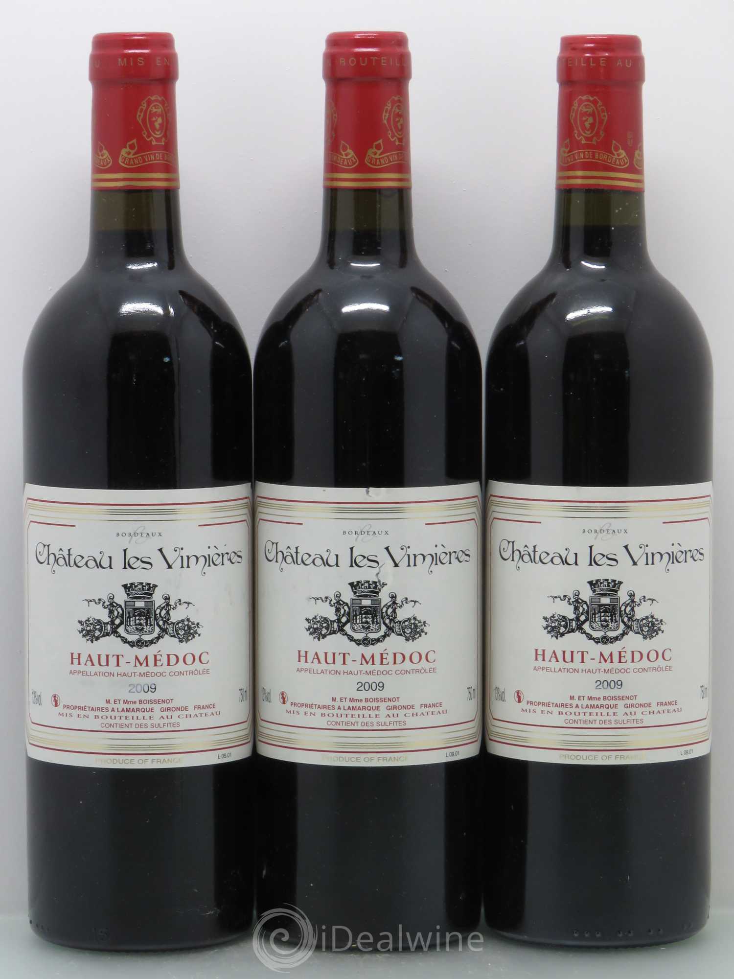 Haut Médoc Château Les Vimieres 2009 - Lot de 6 bouteilles - 2