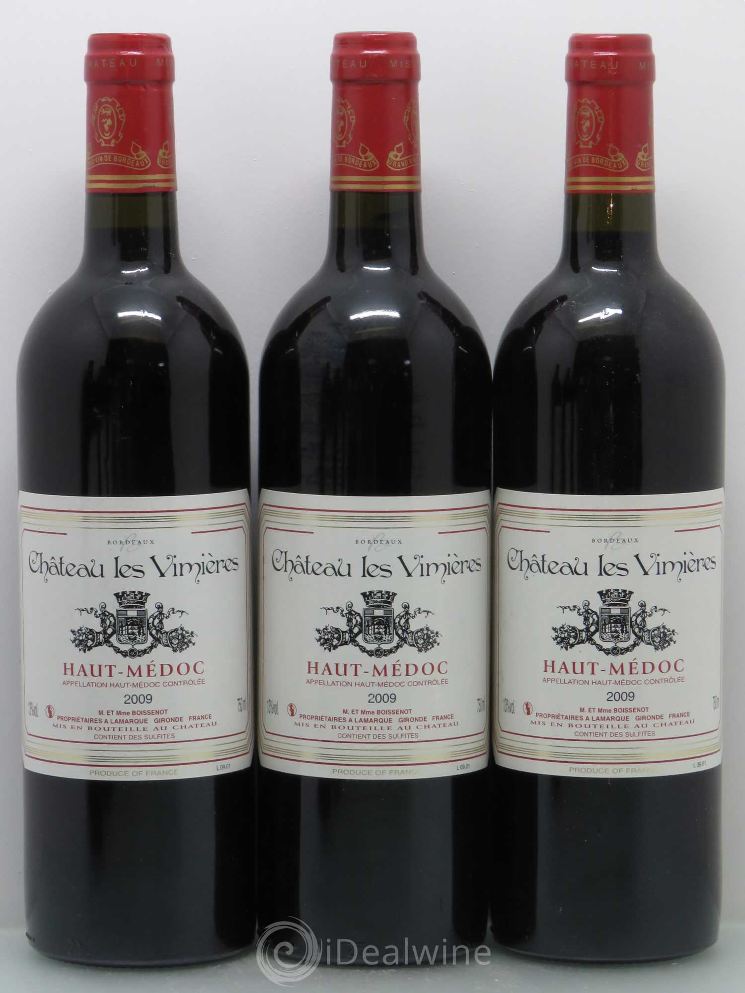 Haut Médoc Château Les Vimieres 2009 - Posten von 6 Flaschen - 1